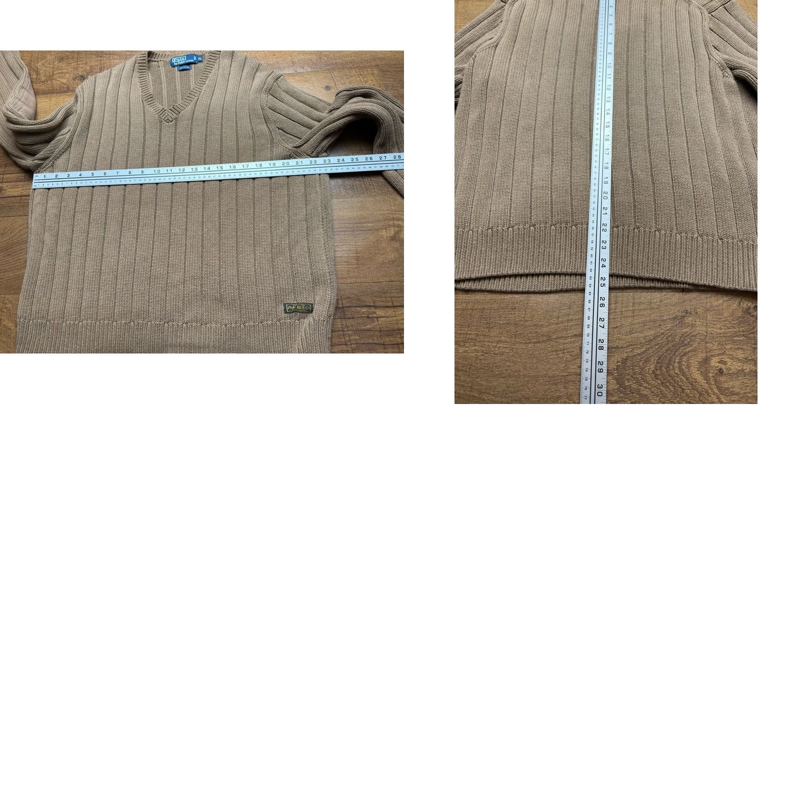 Polo Ralph Lauren VINTAGE Polo Ralph Lauren Army Commando Knit Sweater Cotton Mens XL Brown Ribbed Knit Heavyweight 90s Size US XL / EU 56 / 4 - 8 Thumbnail