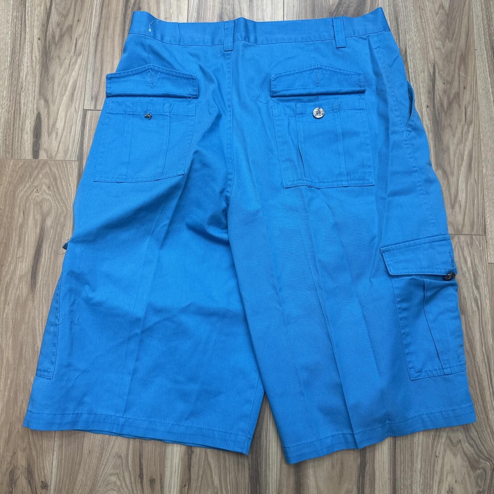 Other Red Ape Light Blue Cargo Shorts Size 34 Size US 34 / EU 50 - 8 Thumbnail