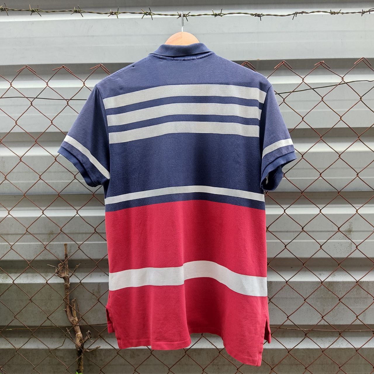 Polo Ralph Lauren × Vintage Vintage Polo Ralph Lauren Red Blue White Stripes Size US XL / EU 56 / 4 - 6 Thumbnail