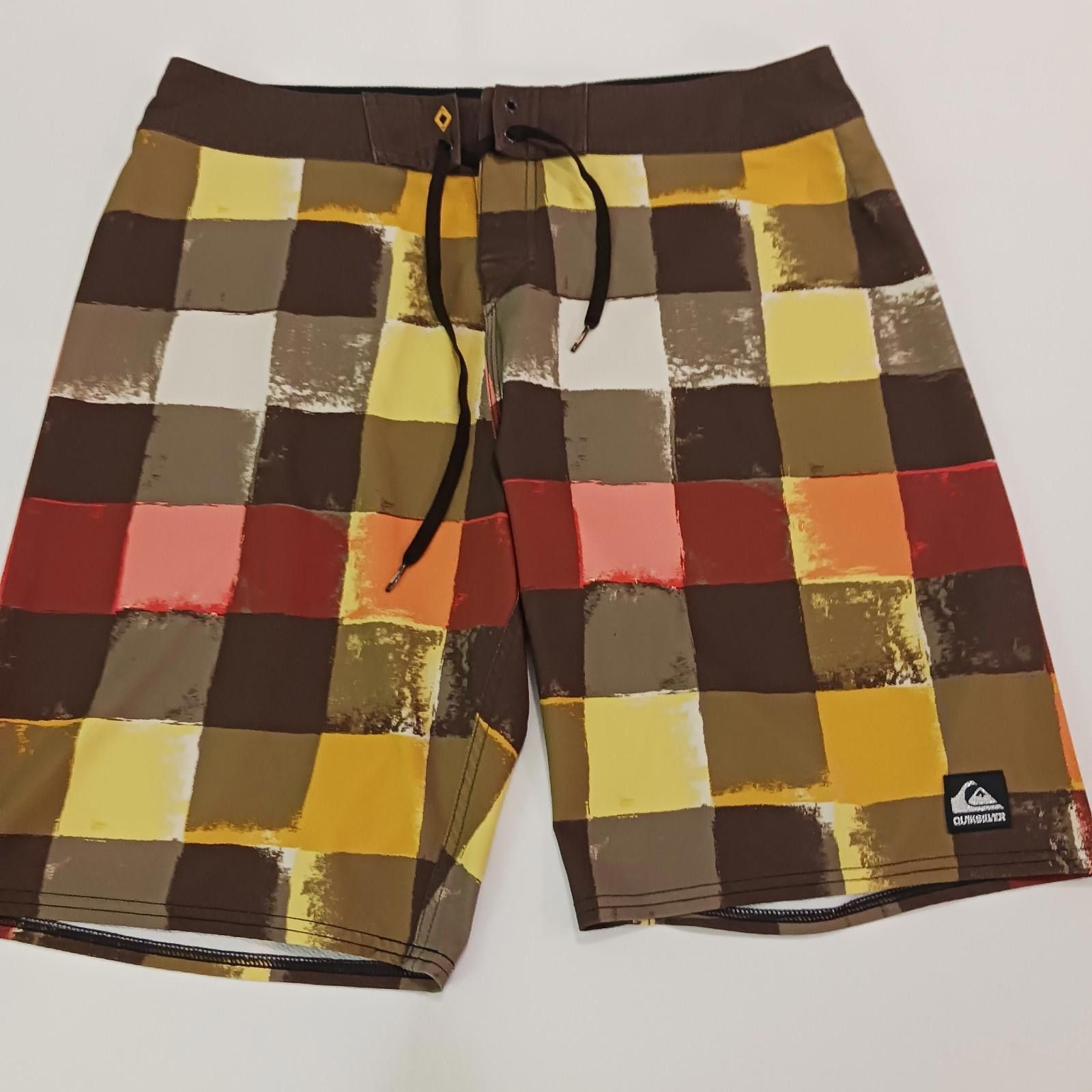 Quiksilver Quiksilver Cypher Series 4 Way Stretch Men's 36 Plaid Shorts Size US 32 / EU 48 - 8 Thumbnail