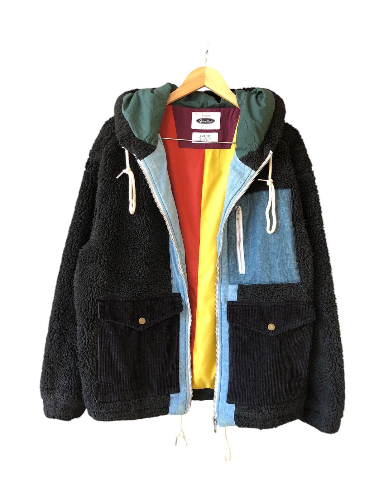 Seditionaries Korean Brands❗️Queitist Fleece Patchwork Like Undercover Size US XL / EU 56 / 4 - 1 Thumbnail