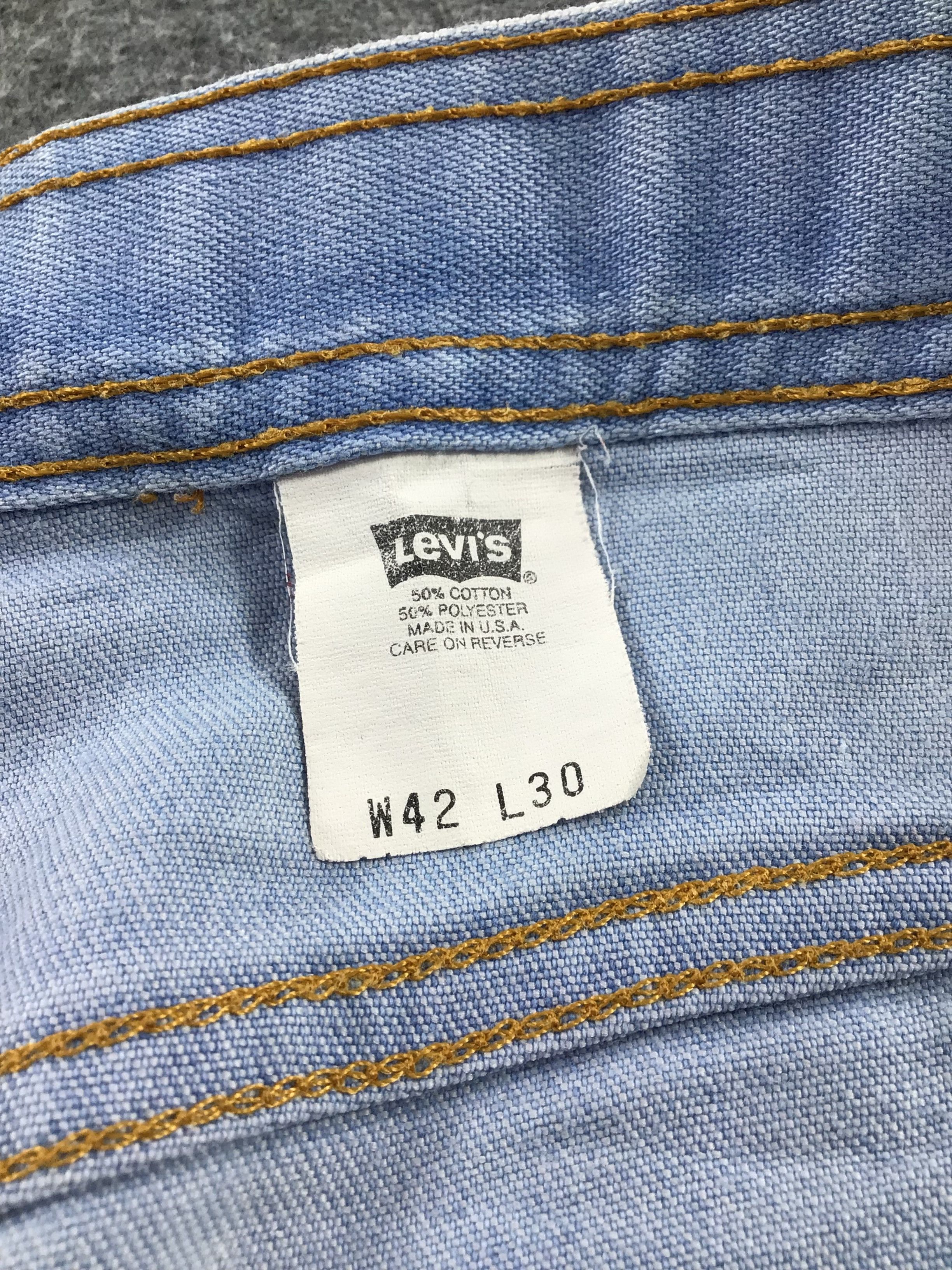 Levi's Vintage Levis 554 Jeans Light Blue Denim -J829 Size US 40 / EU 56 - 10 Thumbnail