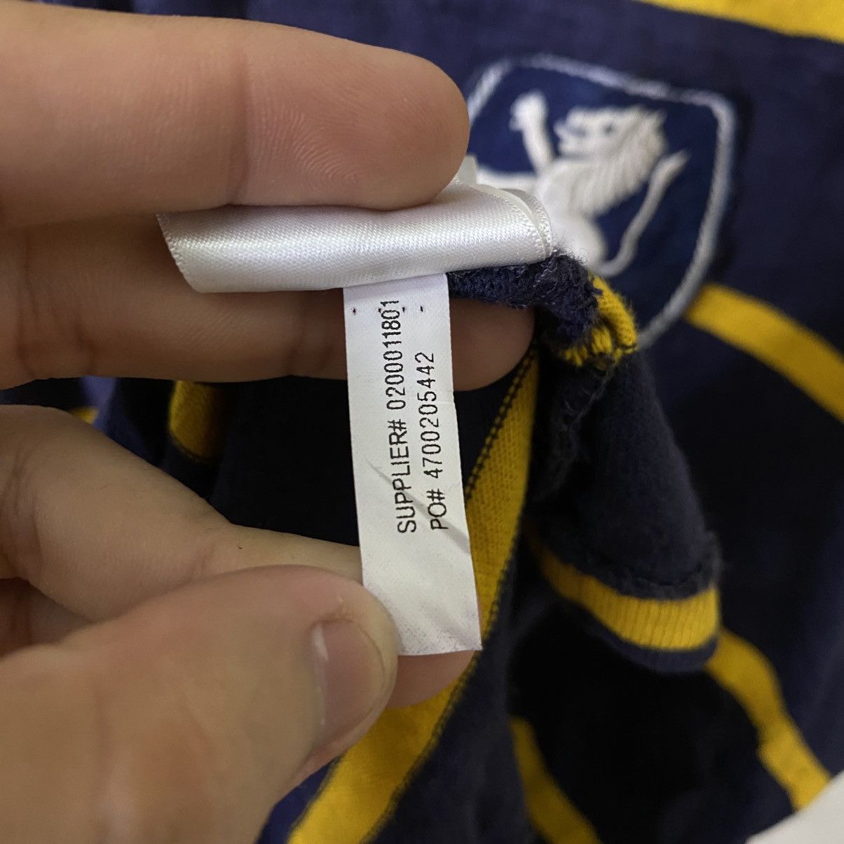 Polo Ralph Lauren Vintage Polo Ralph Lauren Stripes Rugby Jersey Size US L / EU 52-54 / 3 - 9 Thumbnail