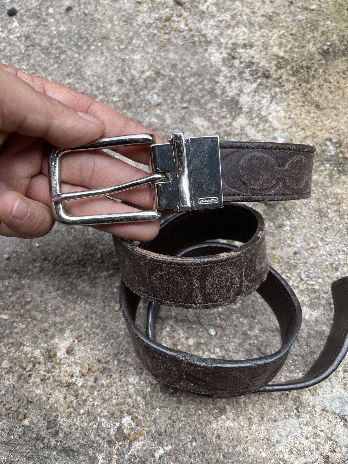 Coach Last Drop🔥Rare🔥Coach Leather Belt Size ONE SIZE - 3 Thumbnail