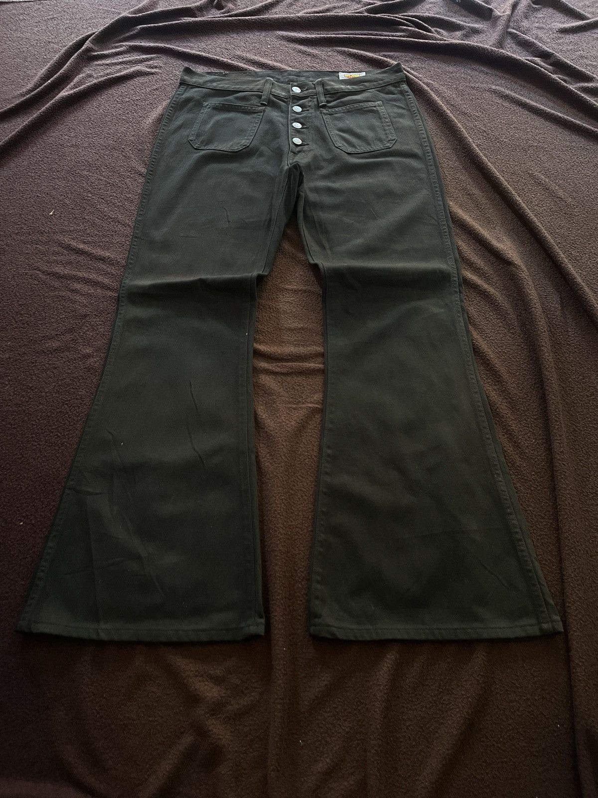 Big John Super Flare Big John Distressed Jeans Size US 30 / EU 46 - 3 Thumbnail