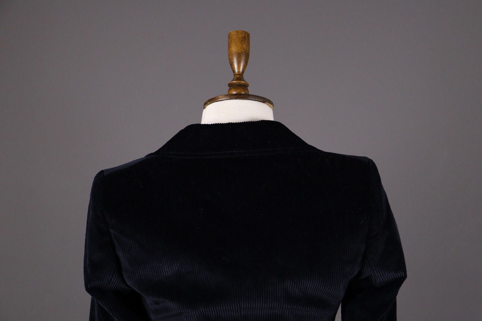 Designer Weekend Max Mara Black Corduroy Jacket Size I 38 / GB 6 Size M / US 6-8 / IT 42-44 - 6 Thumbnail