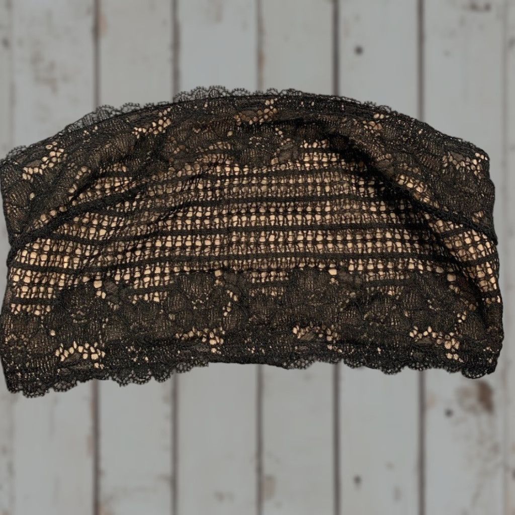 Free People Free People Intimately Bandeau Bra Lace Bralette Small S Women Black Bra Bralette Fashion Clothing Women’s Small Size ONE SIZE - 1 Thumbnail