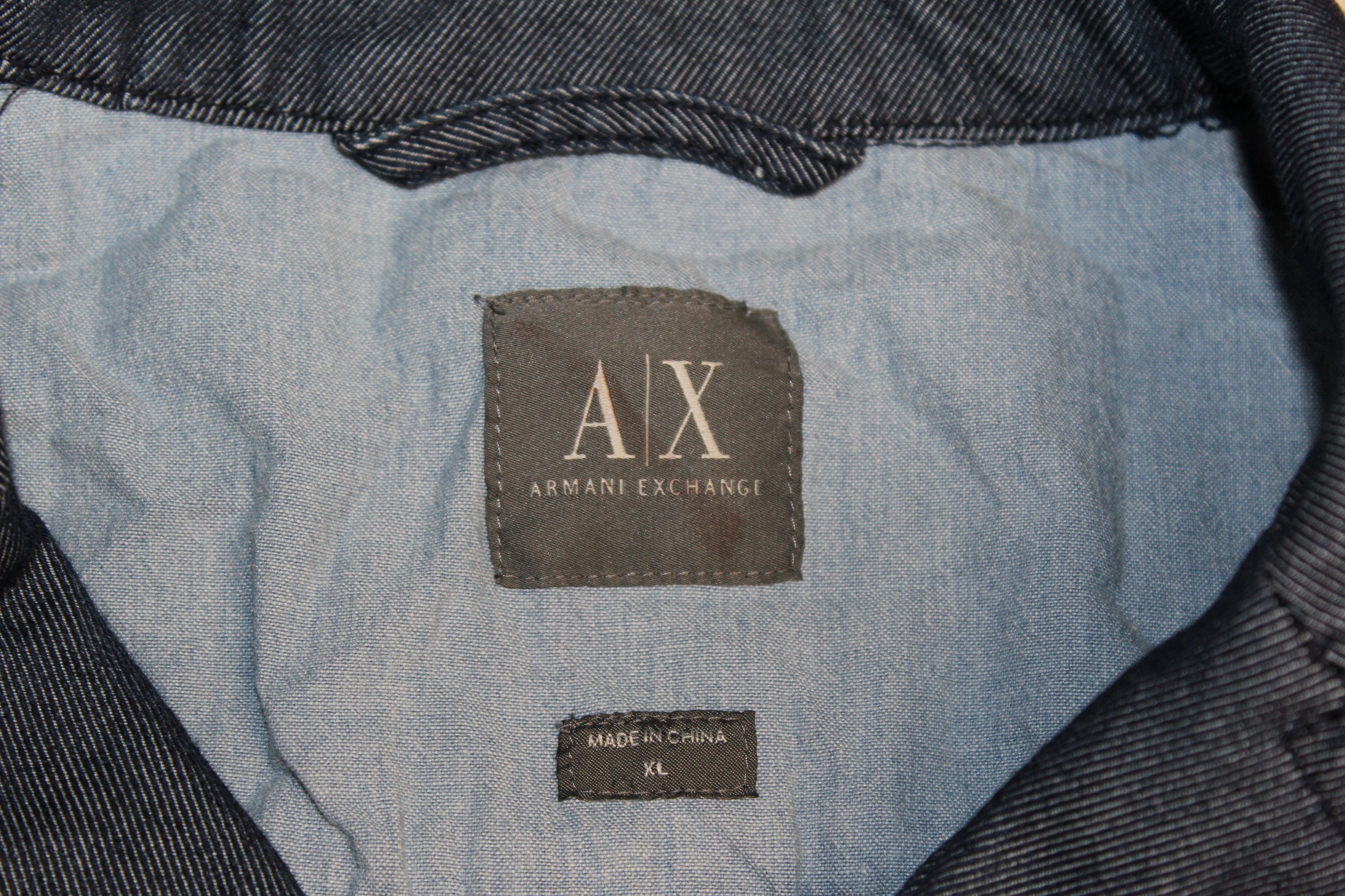 Armani Women's Armani Exchange Denim Blazer Jacket Size L / US 10 / IT 46 - 6 Thumbnail