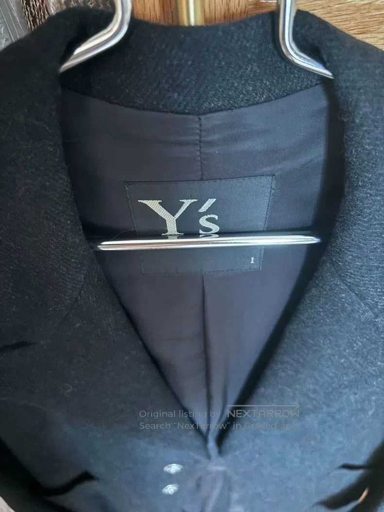 Yohji Yamamoto Yohji Yamamoto Y's Black Wool Long Coat . Size US S / EU 44-46 / 1 - 7 Thumbnail