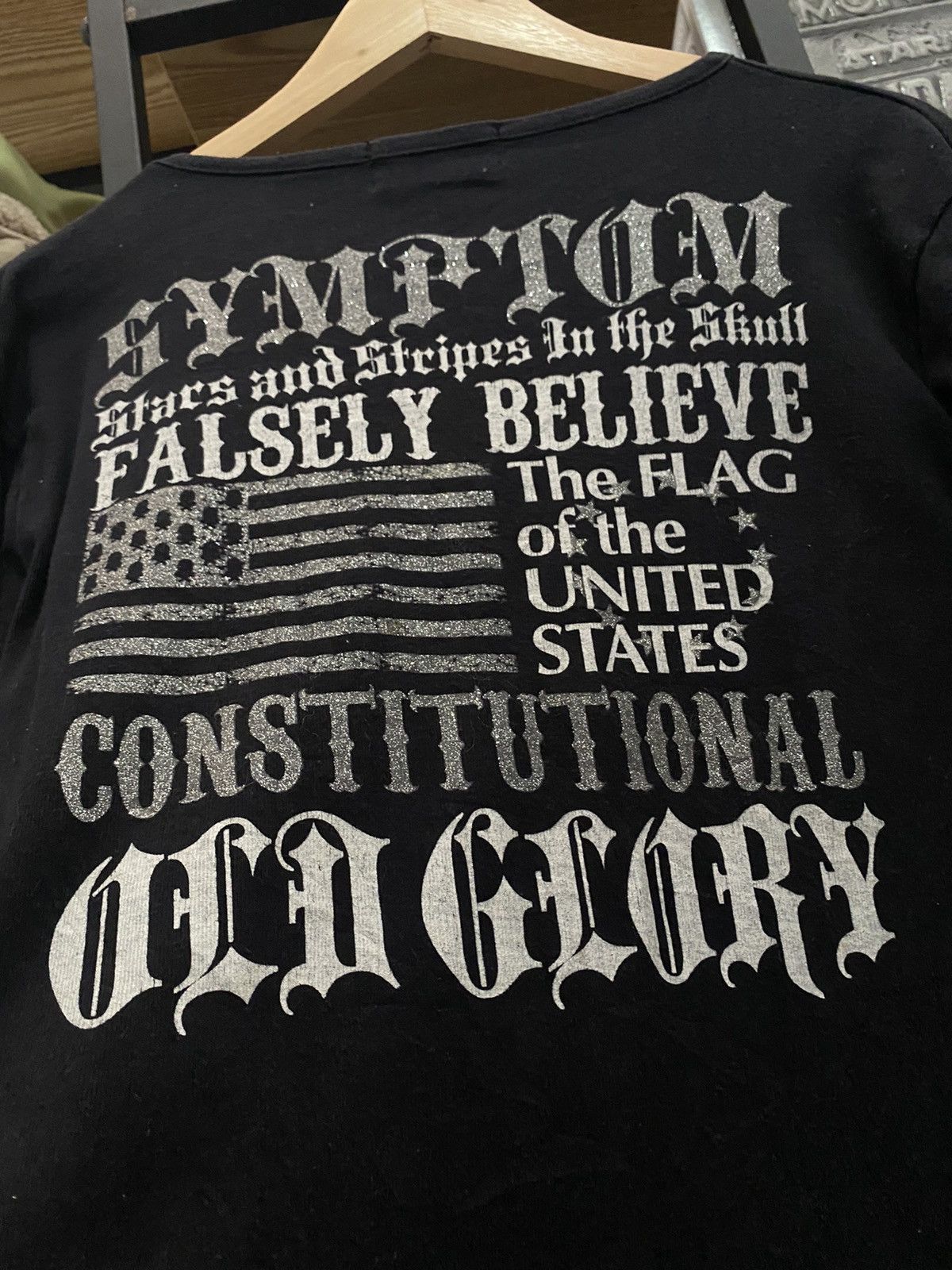 If Six Was Nine Japan BEAUMERE Old Glory Punk Styled Skull Longsleeve Size US L / EU 52-54 / 3 - 9 Thumbnail