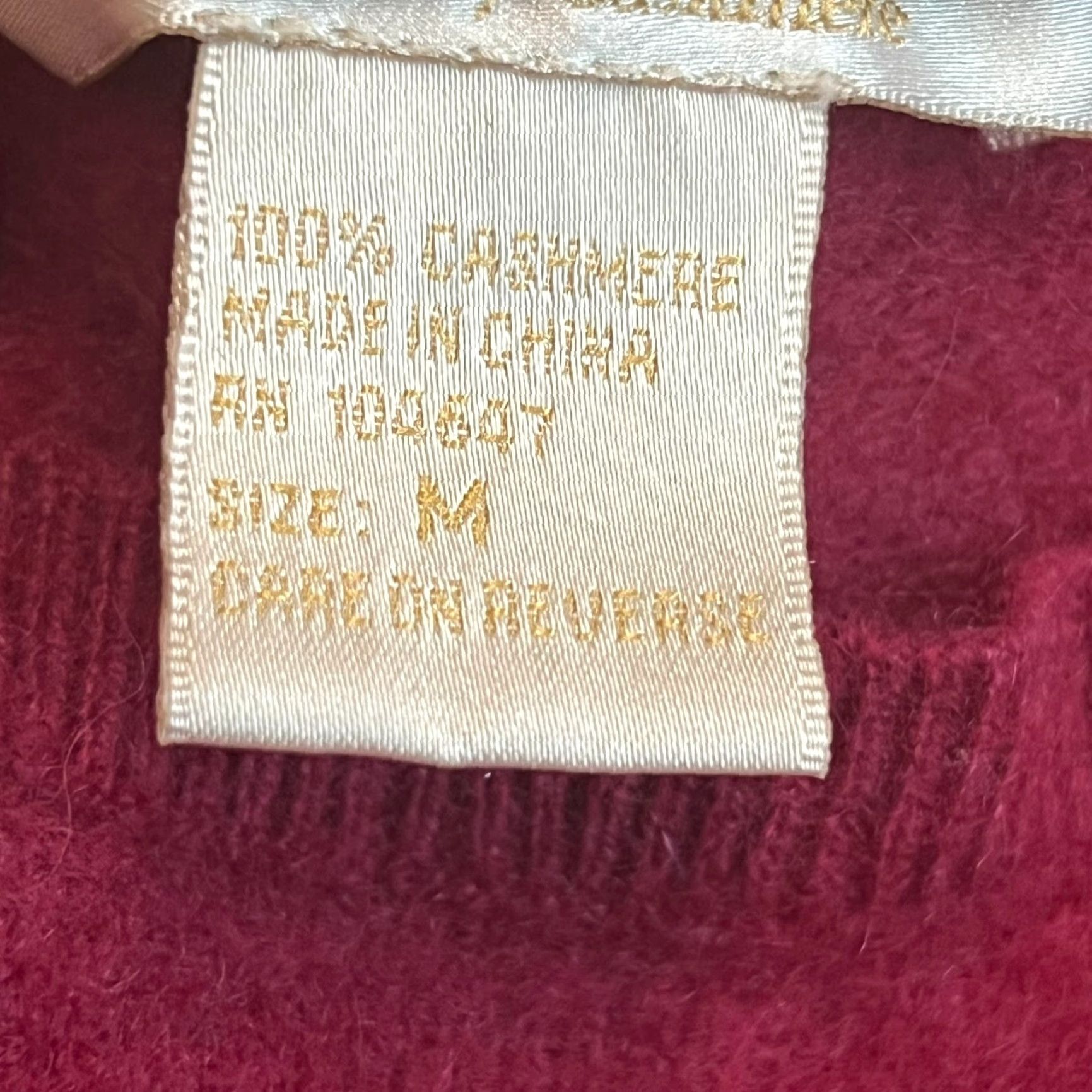 Vintage VINTAGE Fiona 100% Cashmere Pullover Sweater Womens Jr Size M Red Size M / US 6-8 / IT 42-44 - 6 Thumbnail