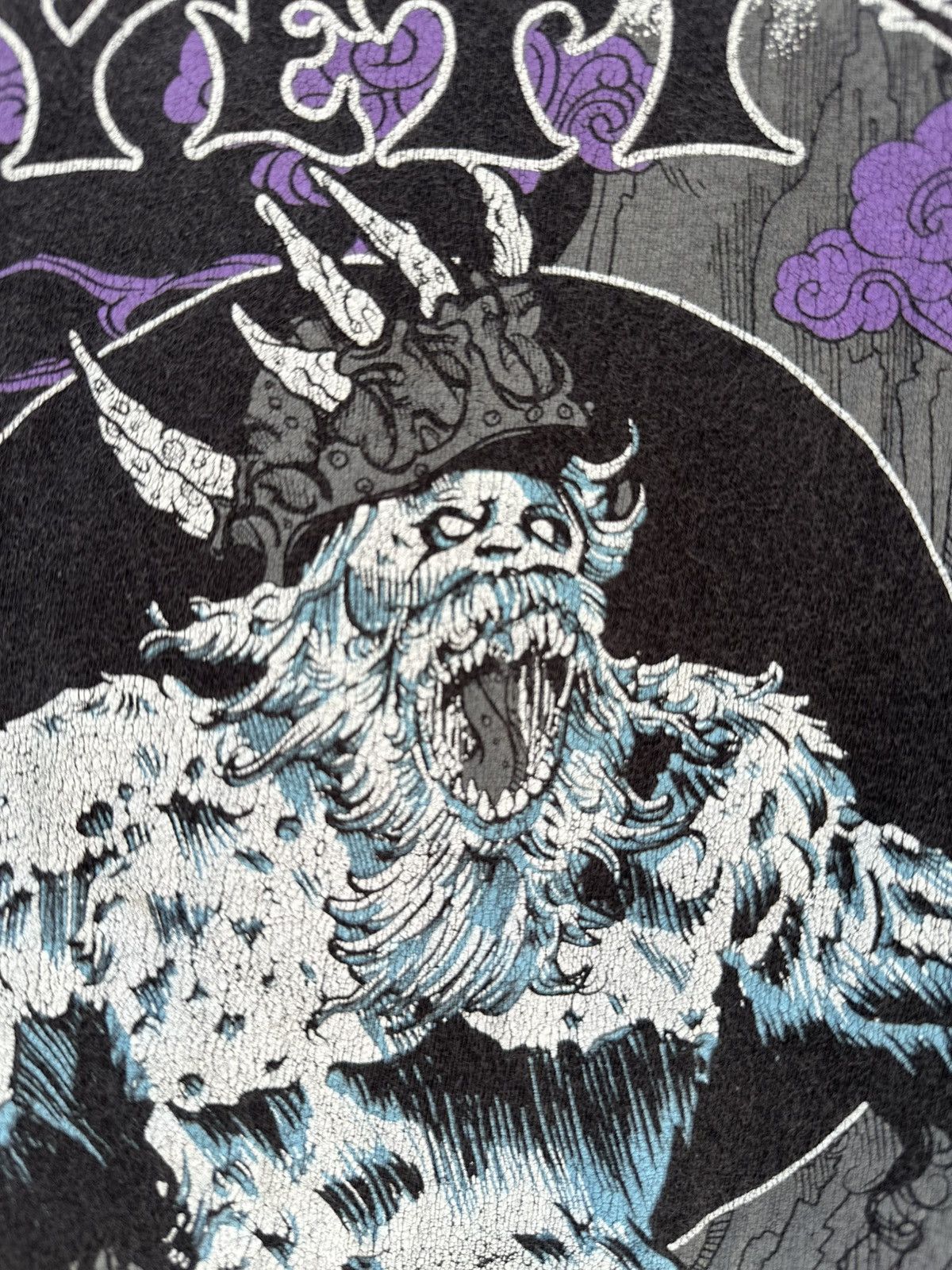 Band Tees Thrashed Y2K Telekinetic Yeti Stoner Rock Sun Faded Grunge T Size US L / EU 52-54 / 3 - 3 Thumbnail