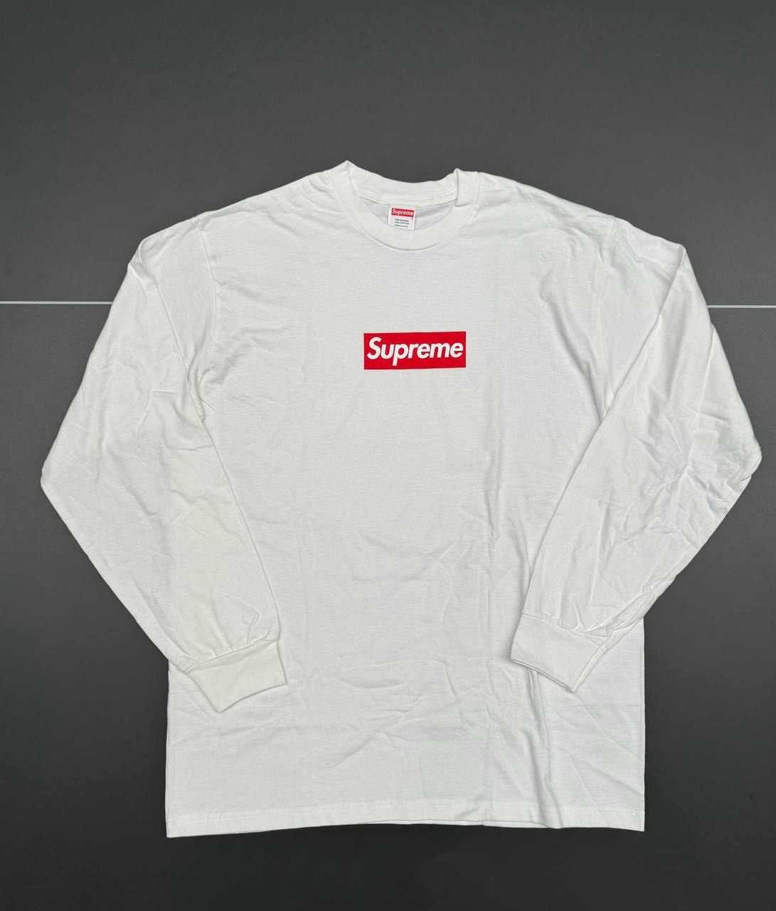 Supreme Supreme Box Logo L/S T-shirt White Size US L / EU 52-54 / 3 - 1 Thumbnail