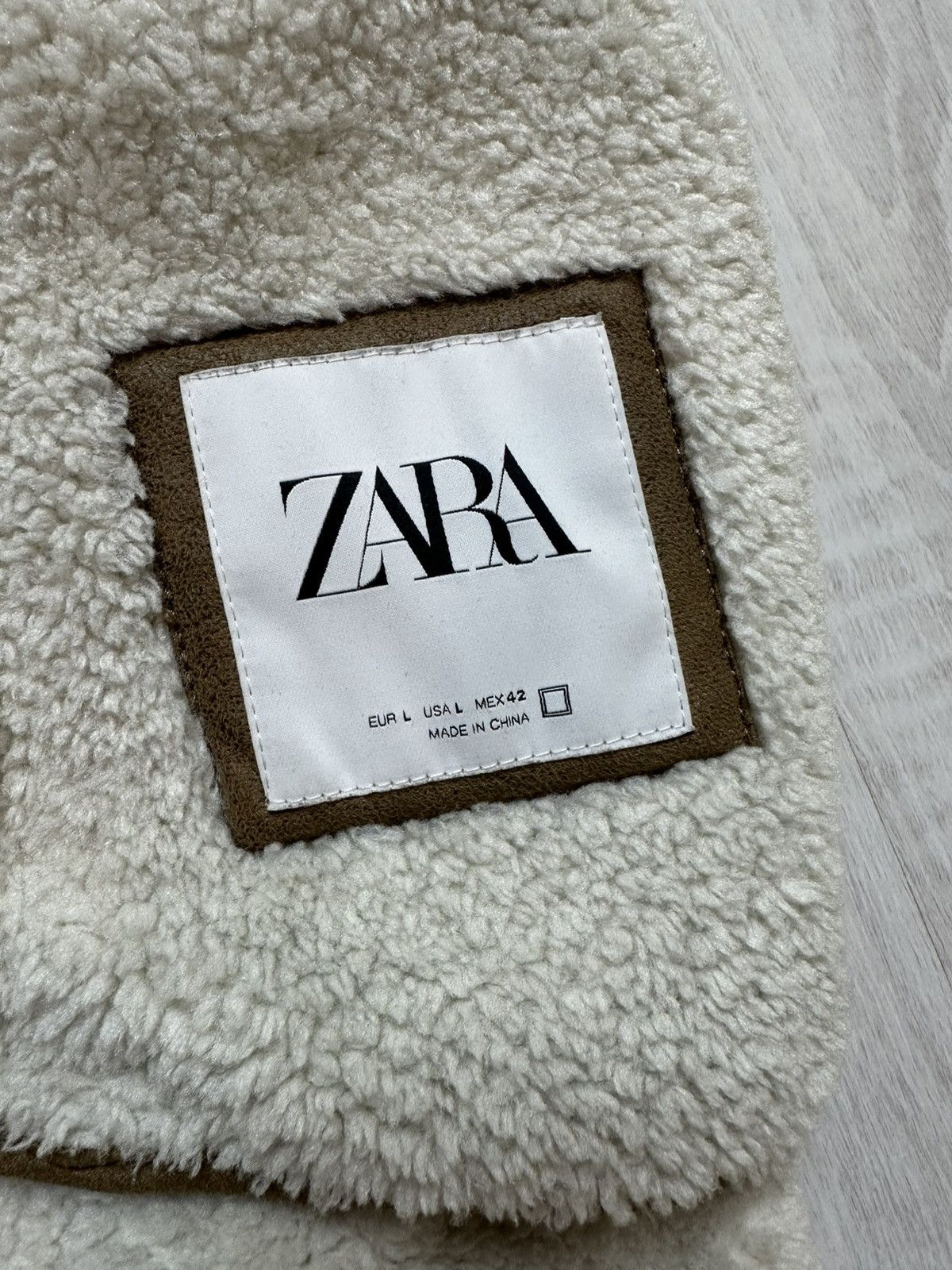 Zara Zara sheepskin coat Size US L / EU 52-54 / 3 - 3 Thumbnail