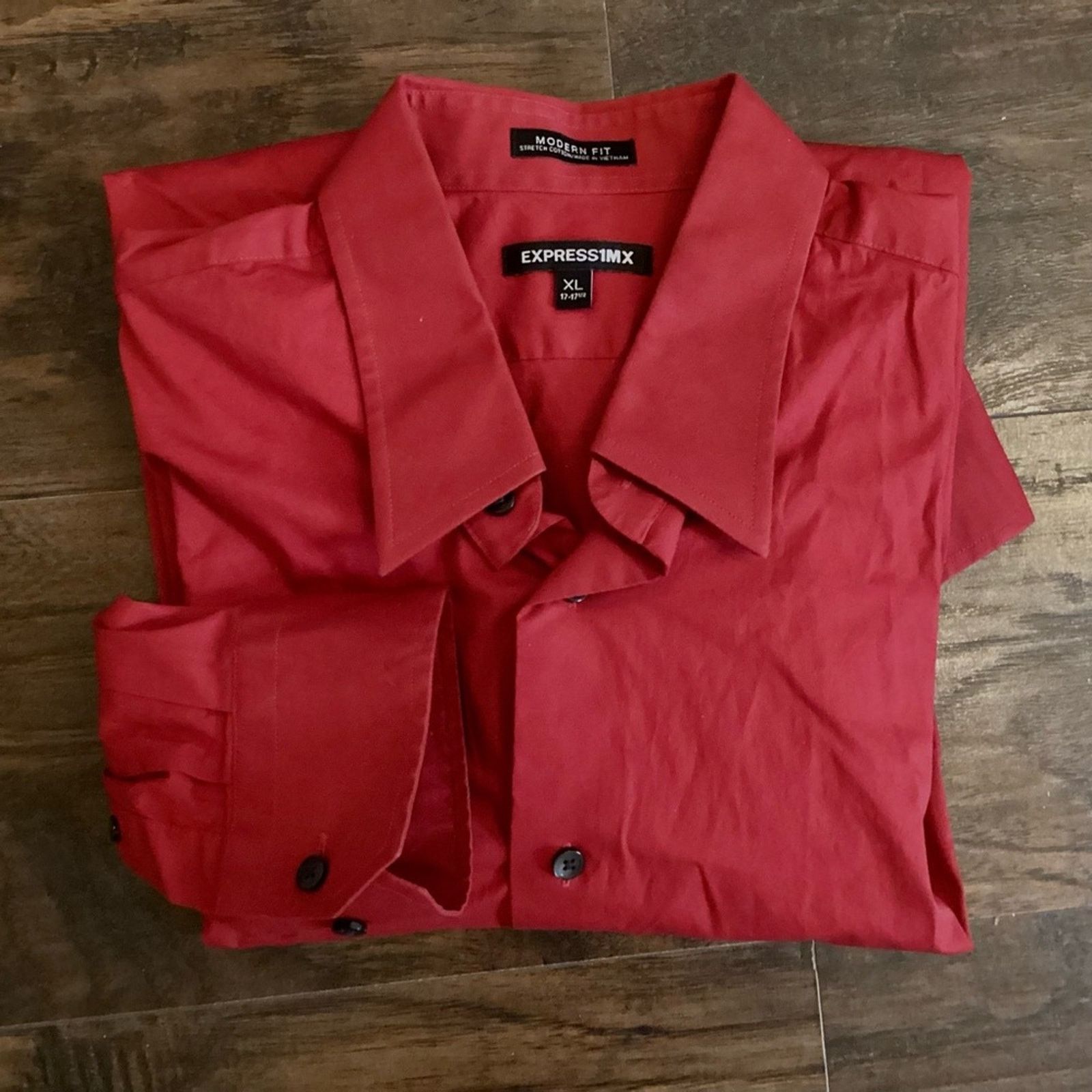 Express EXPRESS | 1MX Modern Fit Dress Shirt Size US XL / EU 56 / 4 - 2 Thumbnail