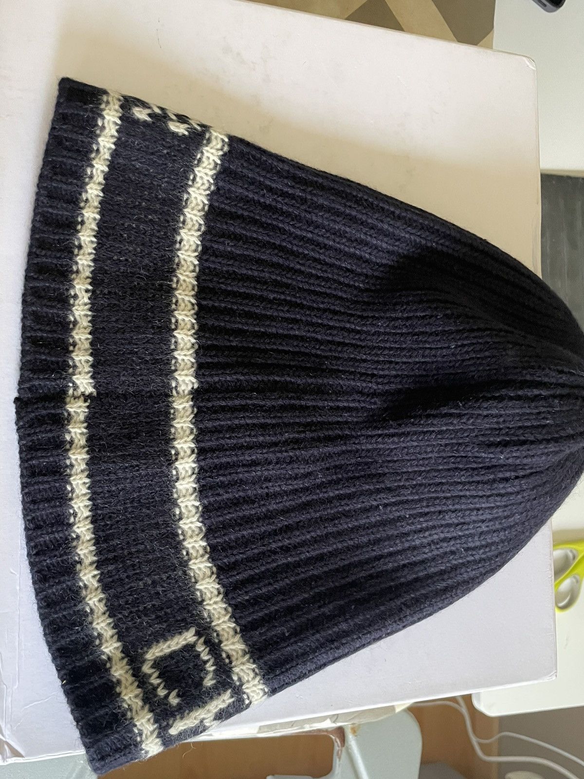 Dior CHRISTIAN DIOR WOOL CASHMERE BEANIE Size ONE SIZE - 3 Thumbnail