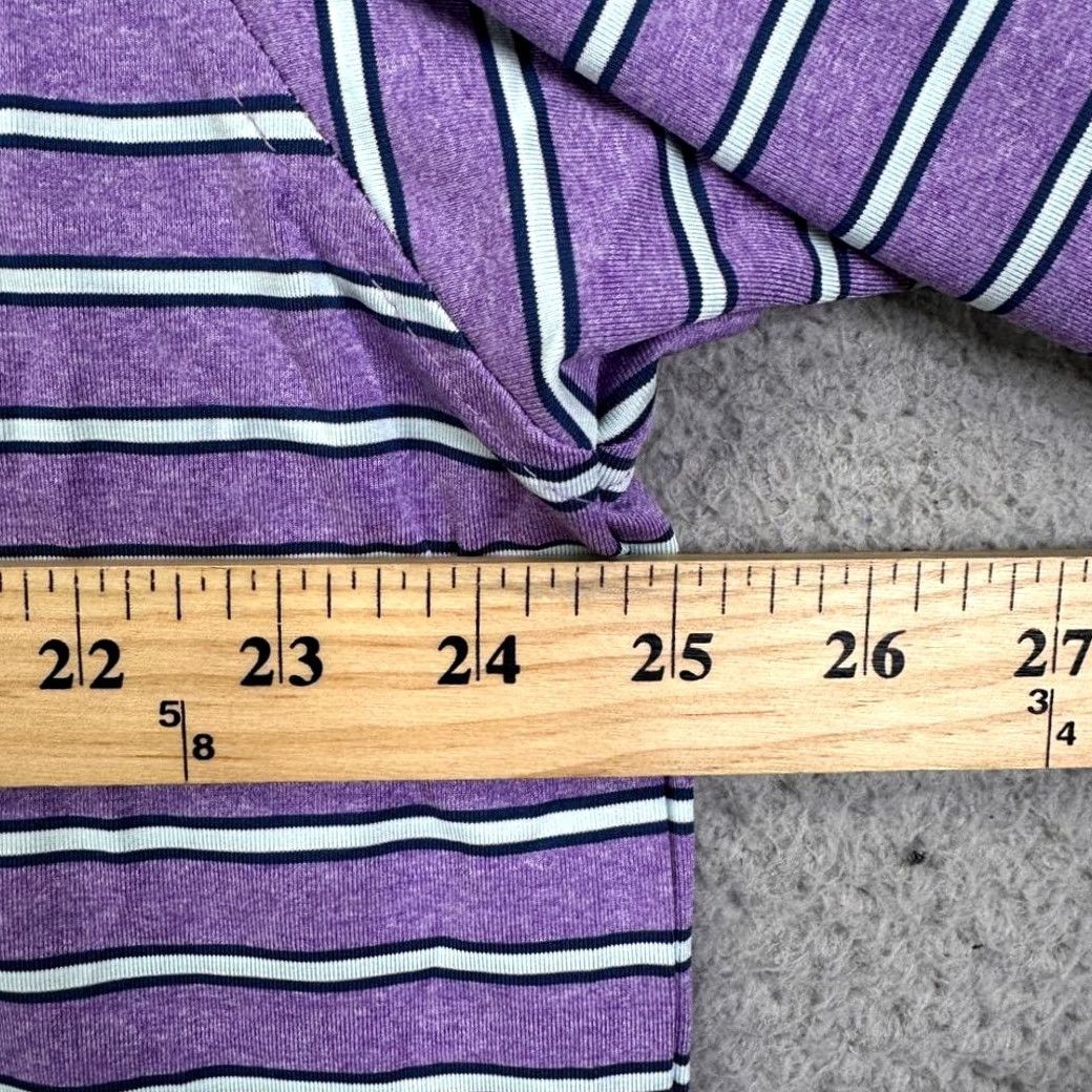 Footjoy FootJoy FJ Polo Shirt Mens XL Purple Stripe Rugby Athletic Short Sleeve Shirt Size US XL / EU 56 / 4 - 7 Thumbnail