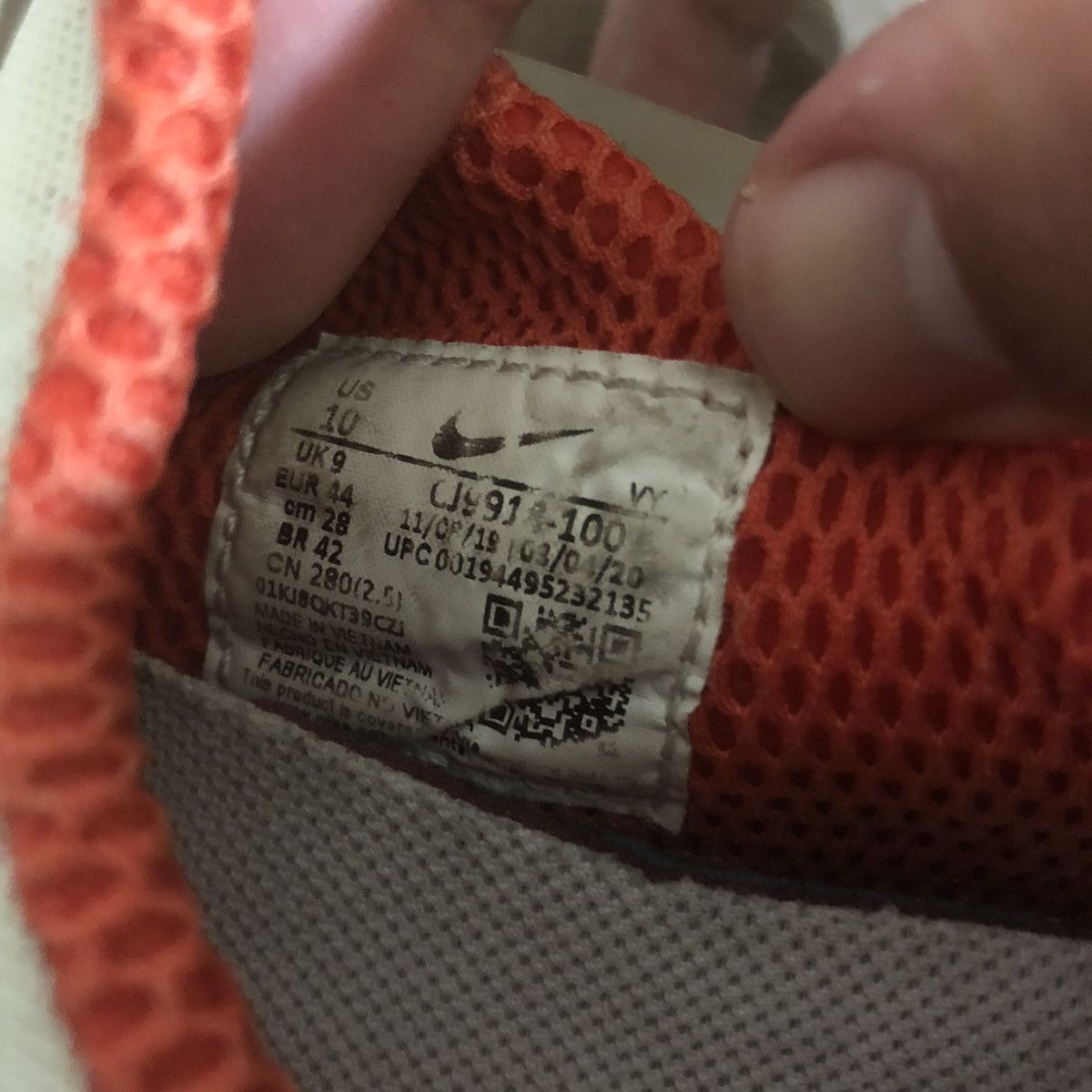 Nike × Stussy Nike X Stussy Air Kukini Spiridon Cage 2 white Size US 11 / EU 44 - 7 Thumbnail