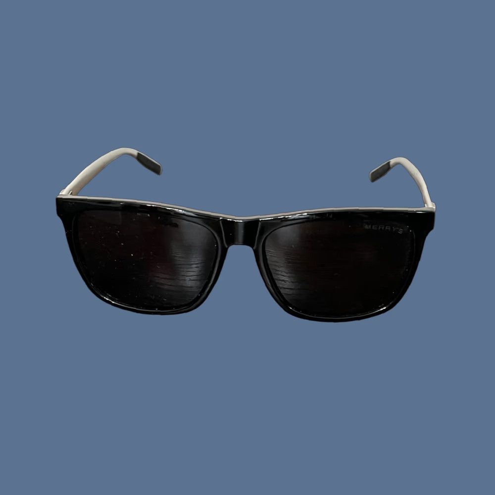 Vintage Merry's Sunglasses S8286 Aluminum Frame Black Lens 100% UV400 Italy Unisex Rectangular 56-16-140 Size ONE SIZE - 1 Thumbnail