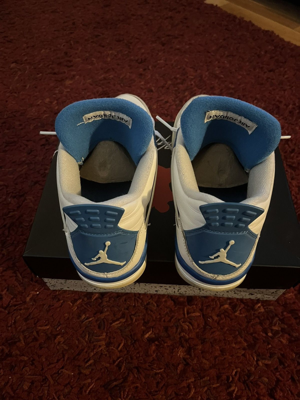 Jordan Brand Air Jordan 4 Military Blue 2012 Size 10M (READ DESCRIPTION) Size US 10 / EU 43 - 4 Thumbnail