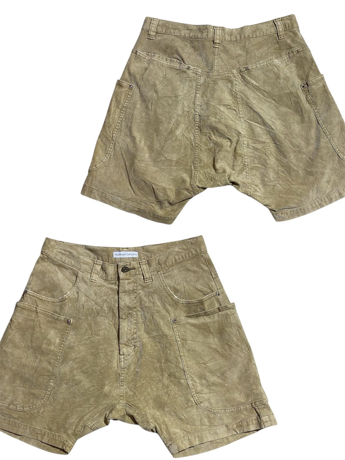 Tsumori Chisato Tsumori Chisato By Issey Miyake Corduroy Shorts Size US 30 / EU 46 - 1 Thumbnail