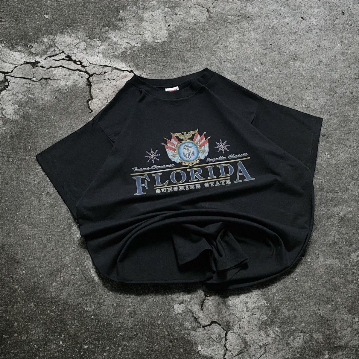 Fruit Of The Loom T-shirt Florida USA 1996 sunshine graphic tee Size US L / EU 52-54 / 3 - 1 Thumbnail