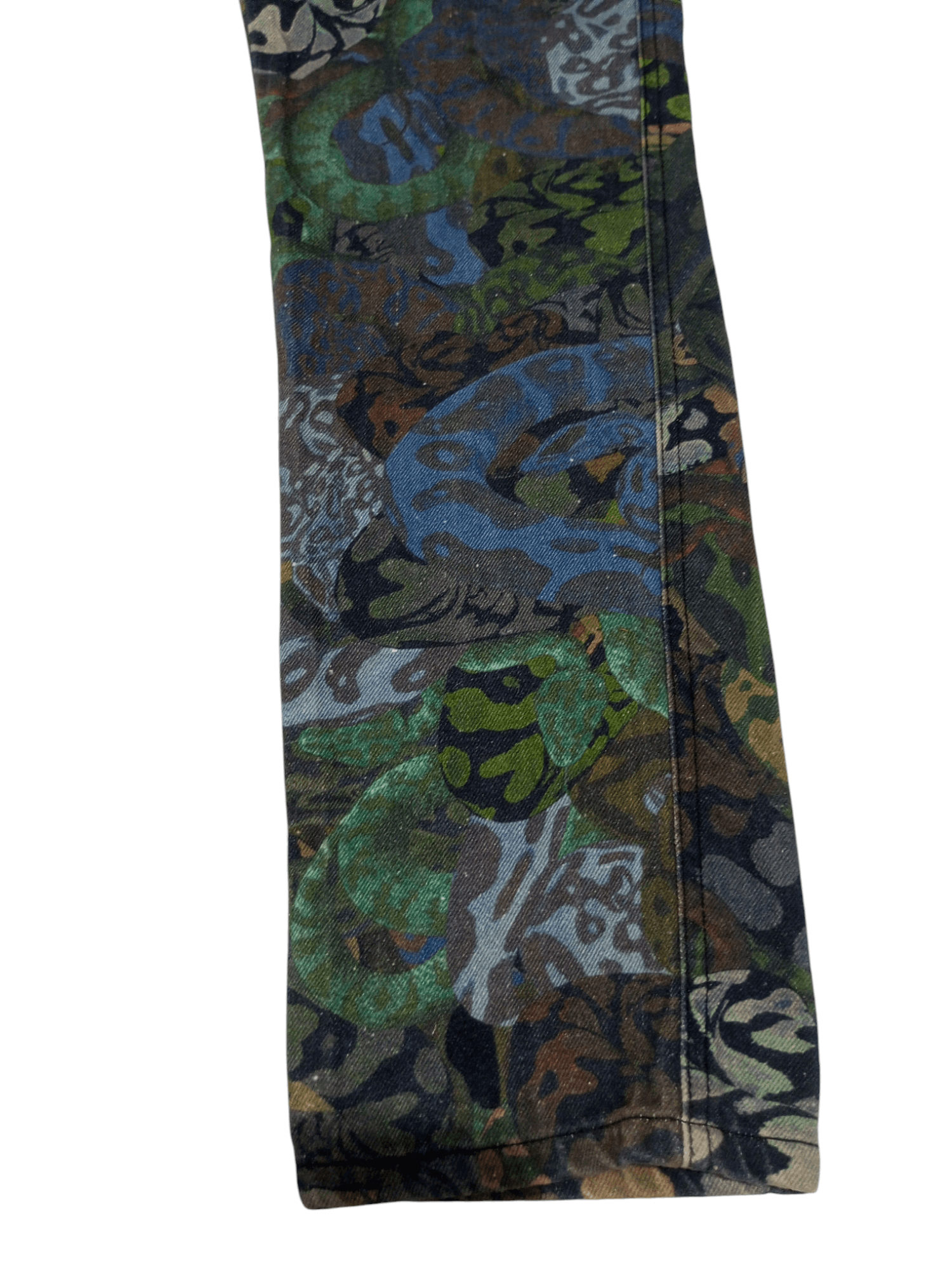 Stolen Girlfriends Club Vintage stolen girlfriends python full print denim jeans Size US 32 / EU 48 - 6 Thumbnail