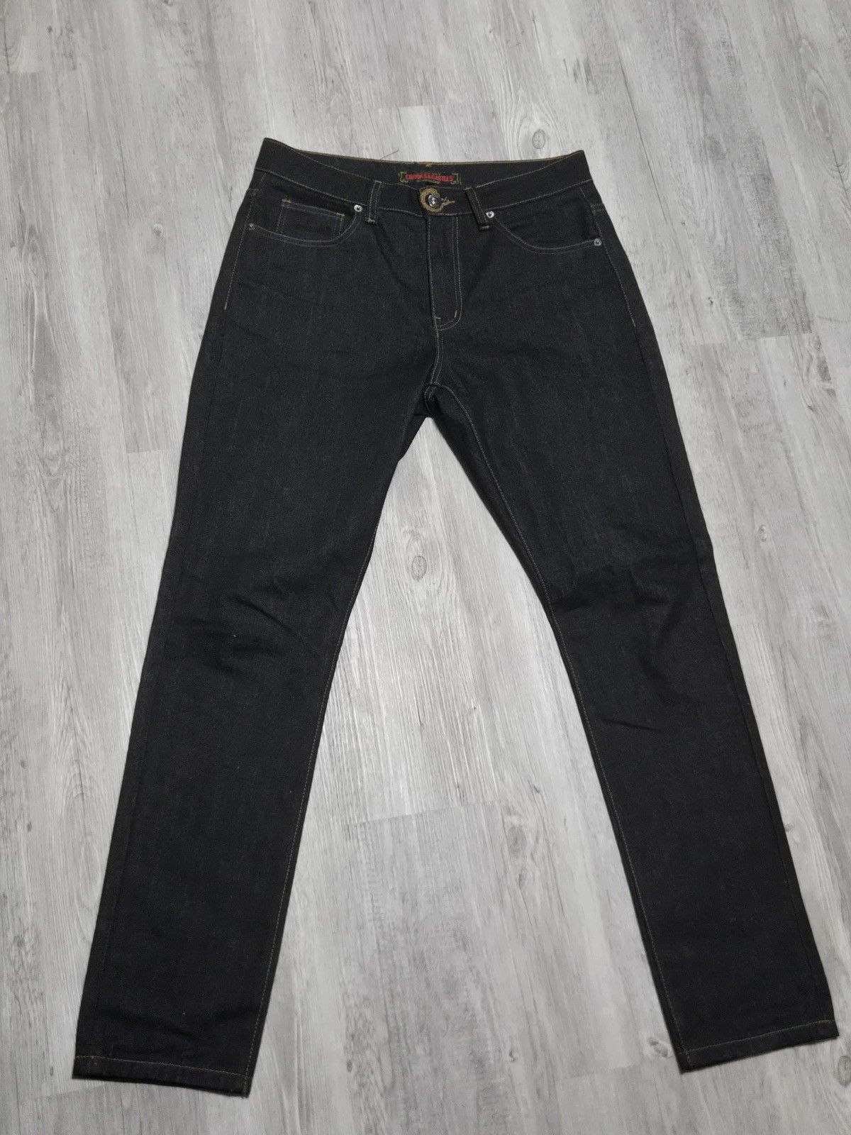 Crooks & Castles Y2K Embroidered Mens Jeans Size US 36 / EU 52 - 2 Thumbnail