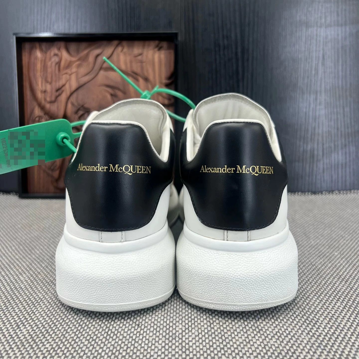 Alexander McQueen McQ black tail smooth calf leather 39 shoes Size US 6 / EU 39 - 5 Thumbnail