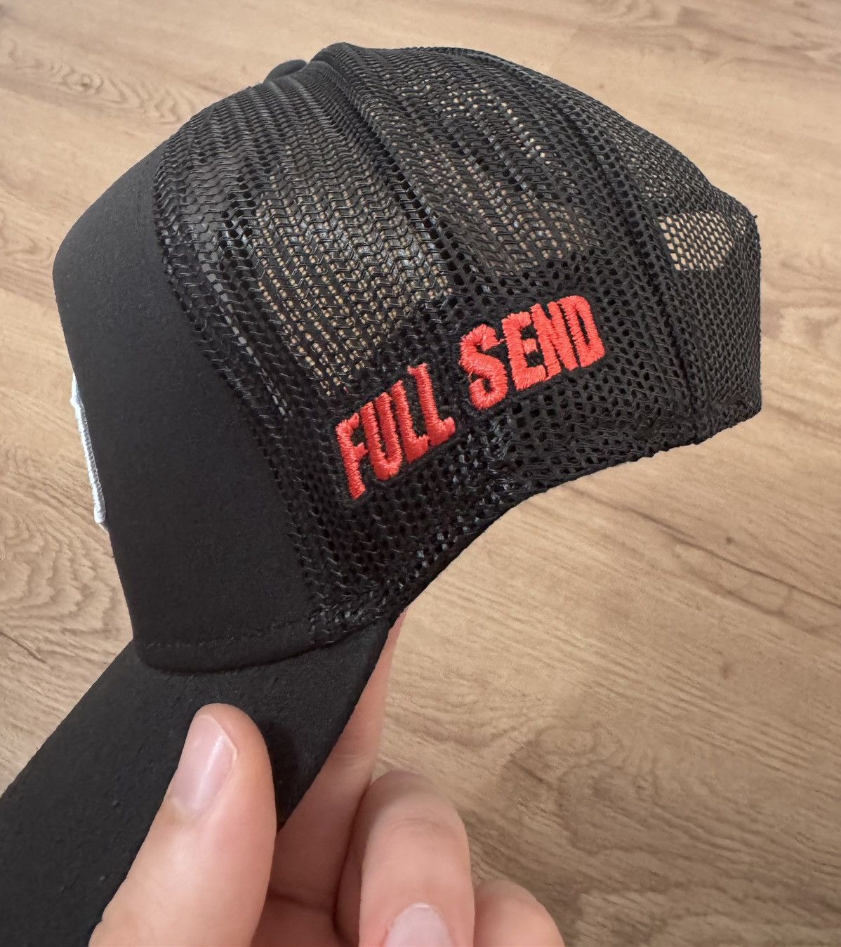 Full Send Full Send Happy Dad Trucker Hat Black Size ONE SIZE - 10 Thumbnail