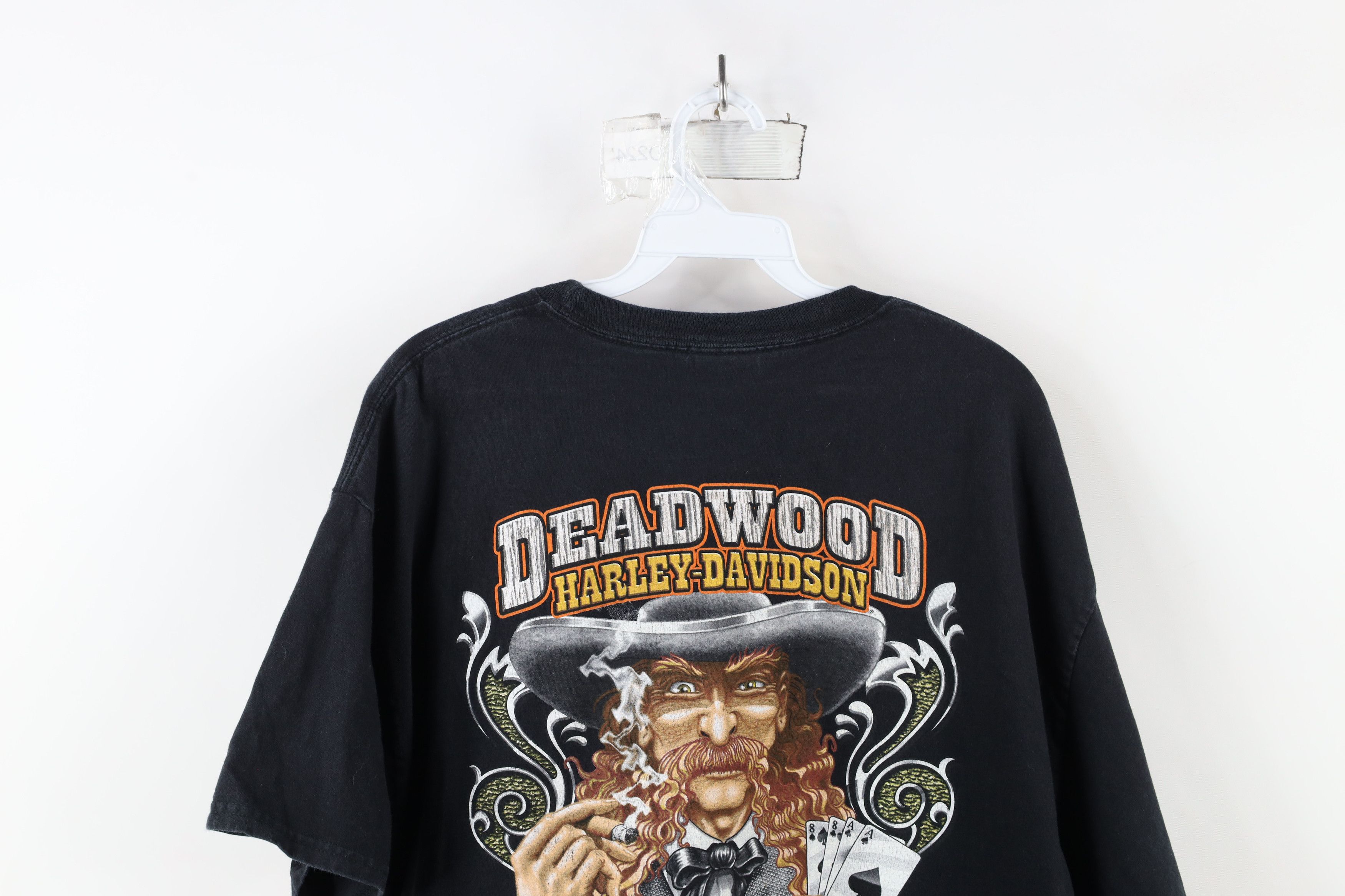 Harley Davidson × Vintage Vintage Y2K Harley Davidson Poker Western Pocket T-Shirt Size US XL / EU 56 / 4 - 14 Thumbnail