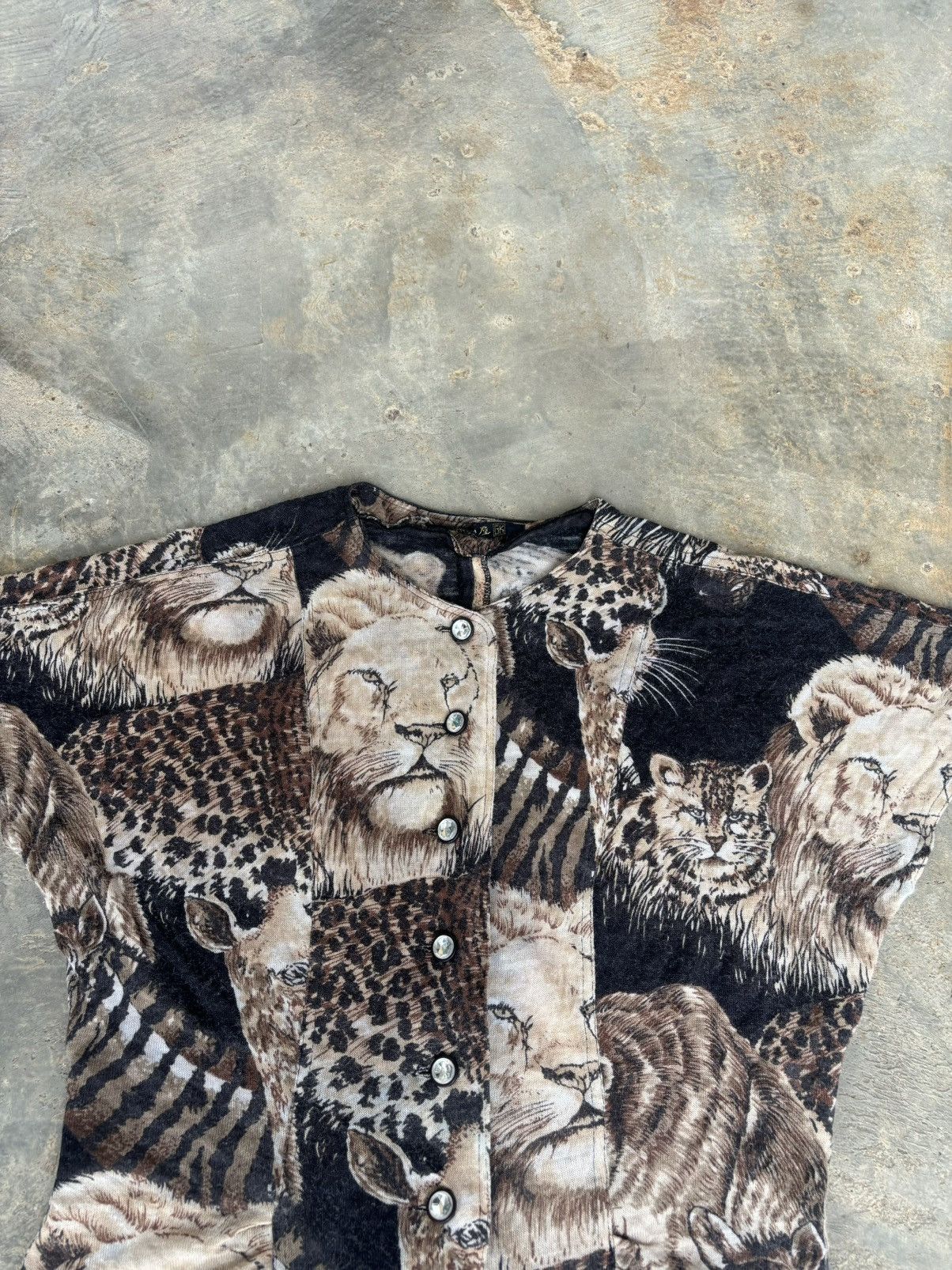 20471120 × Beauty Beast × Japanese Brand Vintage Japanese GK Animal Shirt Size M / US 6-8 / IT 42-44 - 3 Thumbnail