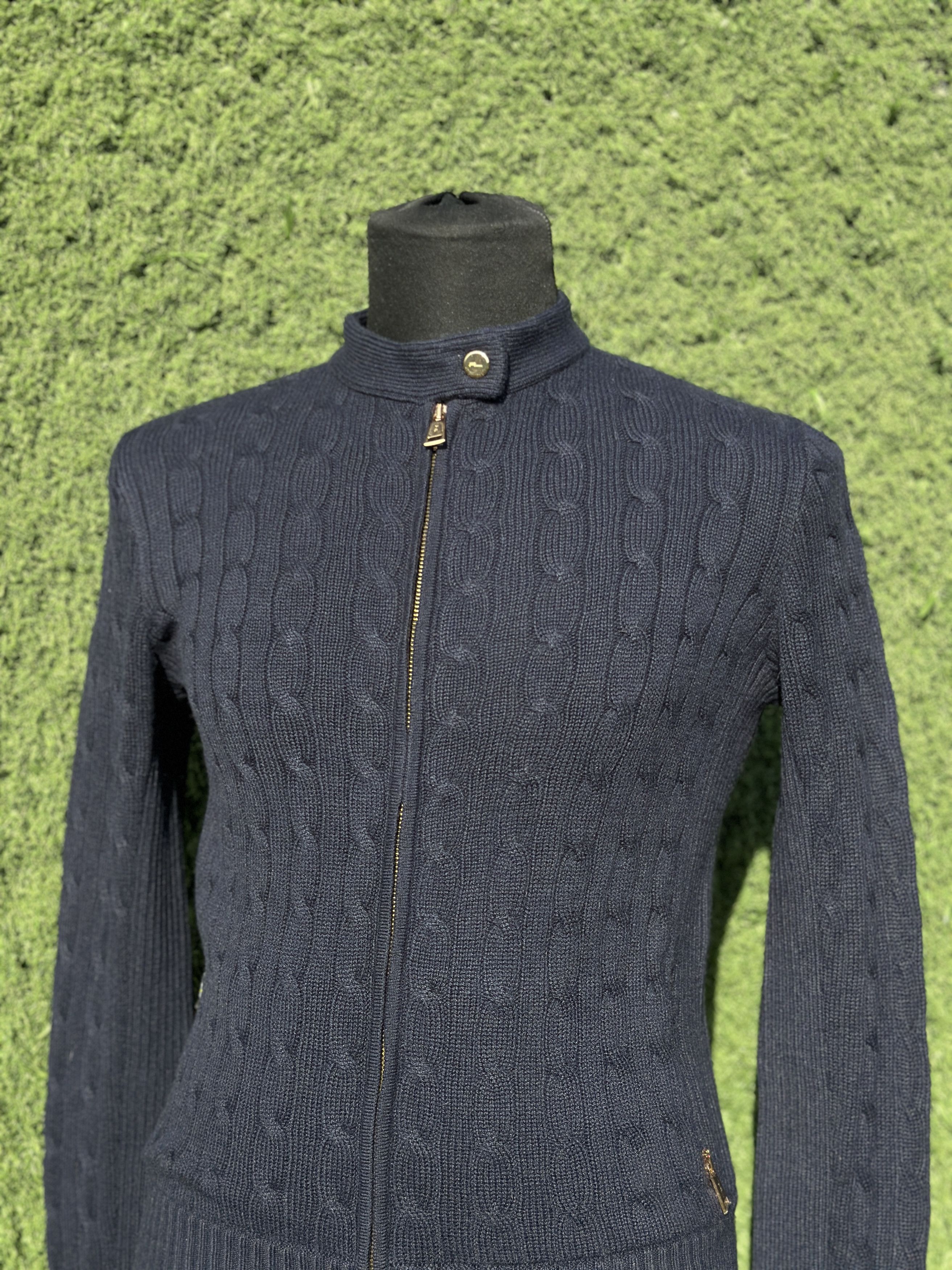 Ralph Lauren Black Label Ralph Lauren Black Label Cashmere Zip Cable Knit Size L Size L / US 10 / IT 46 - 8 Thumbnail