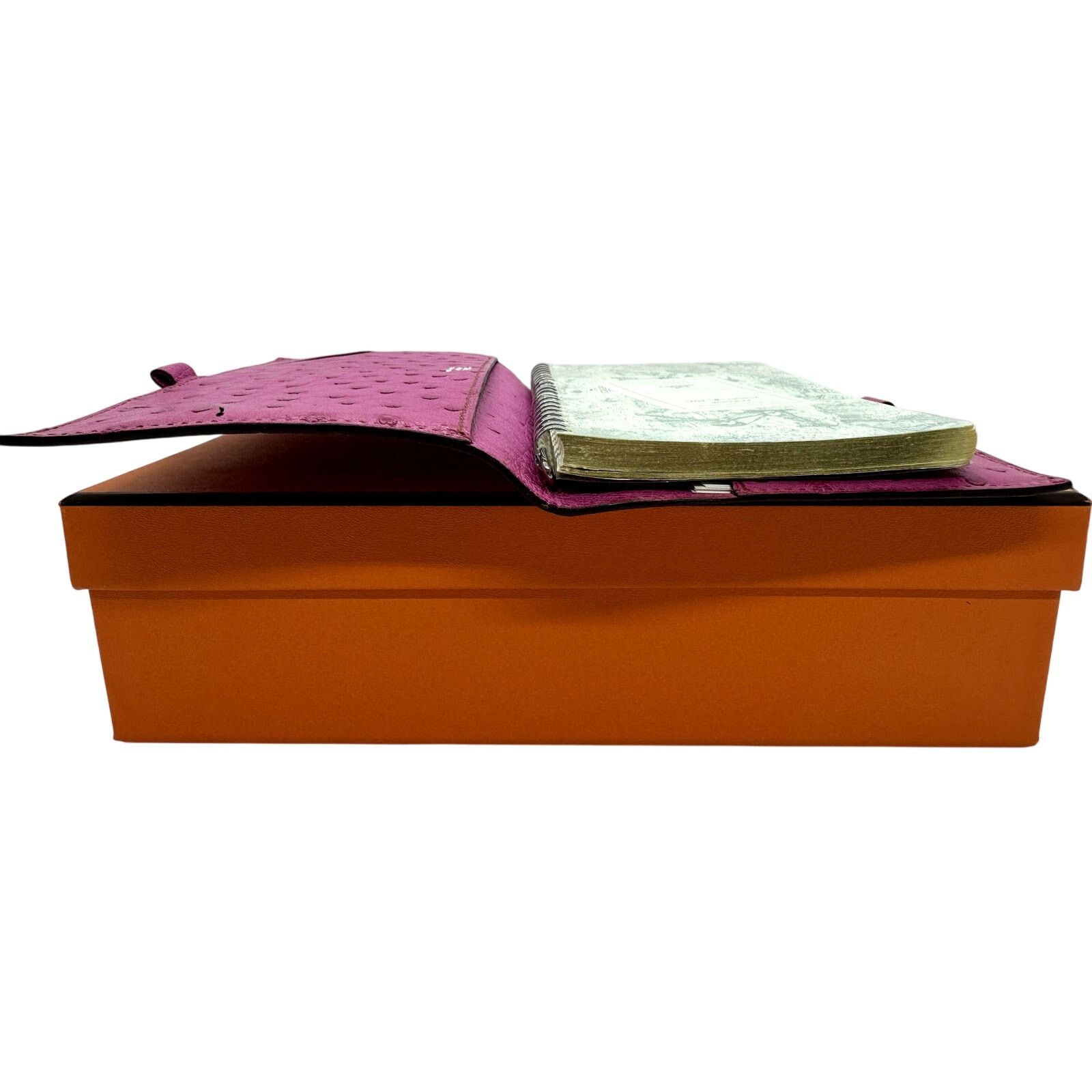 Hermes HERMES Globetrotter NotebookAgenda Ostrich Pink-RARE EUCwbox Size ONE SIZE - 13 Thumbnail