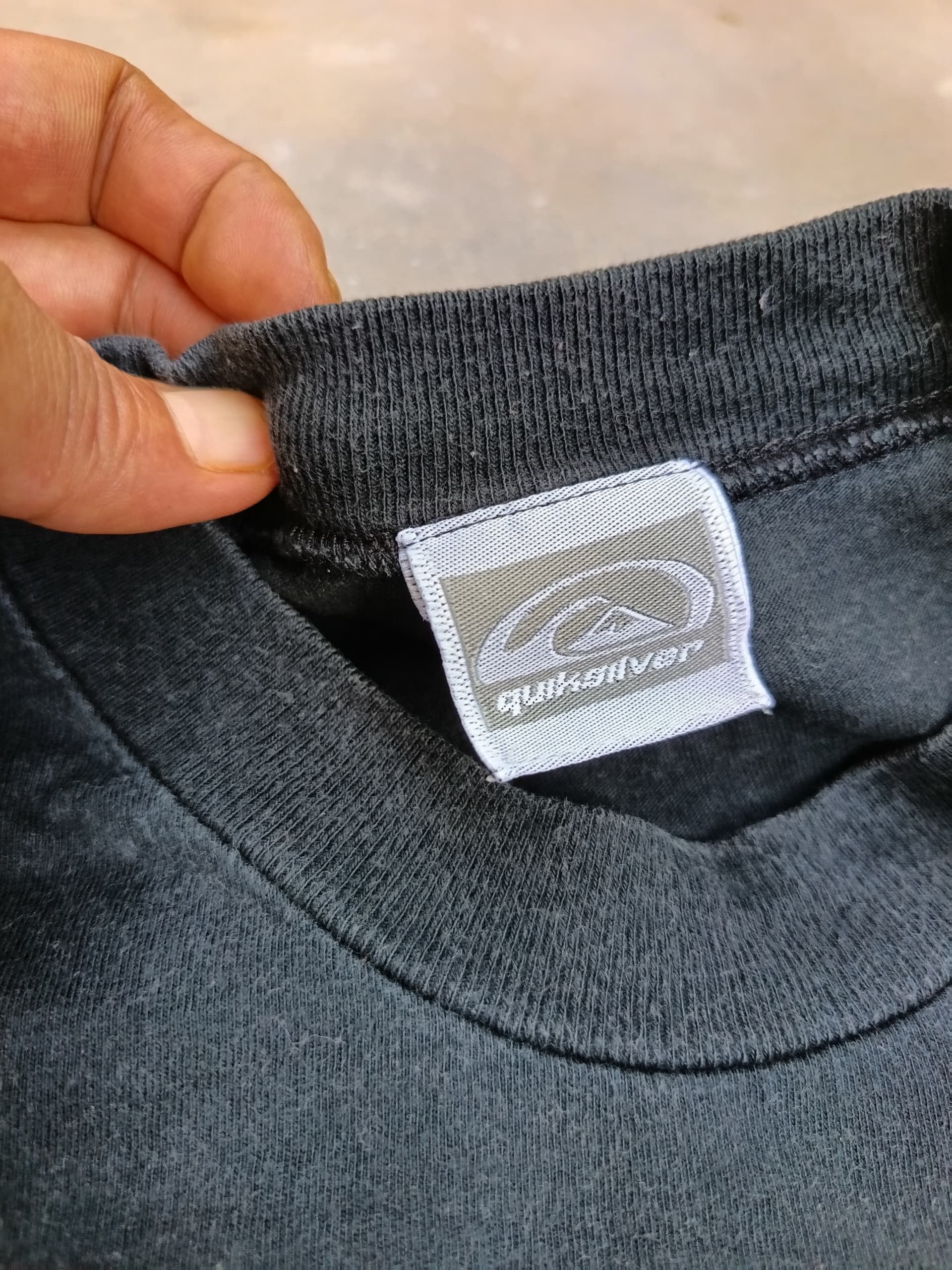 Quiksilver × Vintage 90s made in Japan single stich quiksiver global tshirt Size US M / EU 48-50 / 2 - 4 Thumbnail