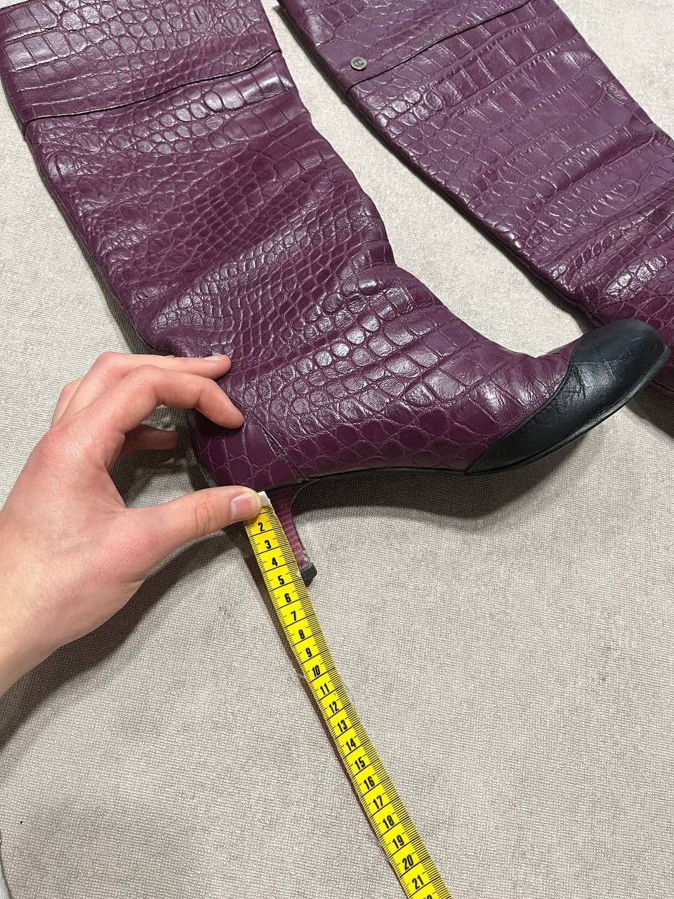Roberto Cavalli Rare Roberto Cavalli Vintage Women`s Leather Heels Boots 37 Size US 7 / IT 37 - 18 Thumbnail