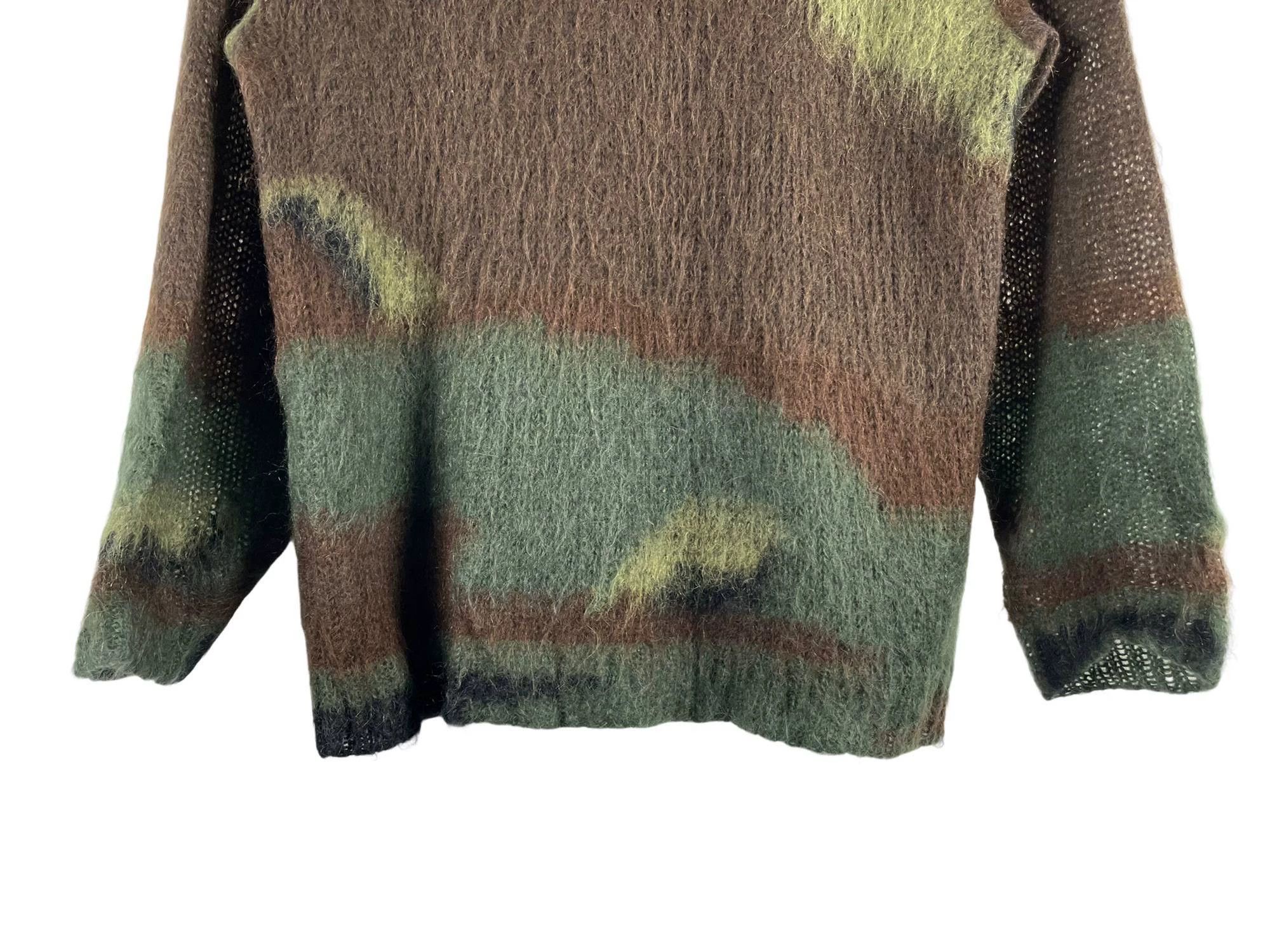 Supreme Supreme × JUNYA WATANABE Brushed Camo Mohair Sweater Size US M / EU 48-50 / 2 - 4 Thumbnail