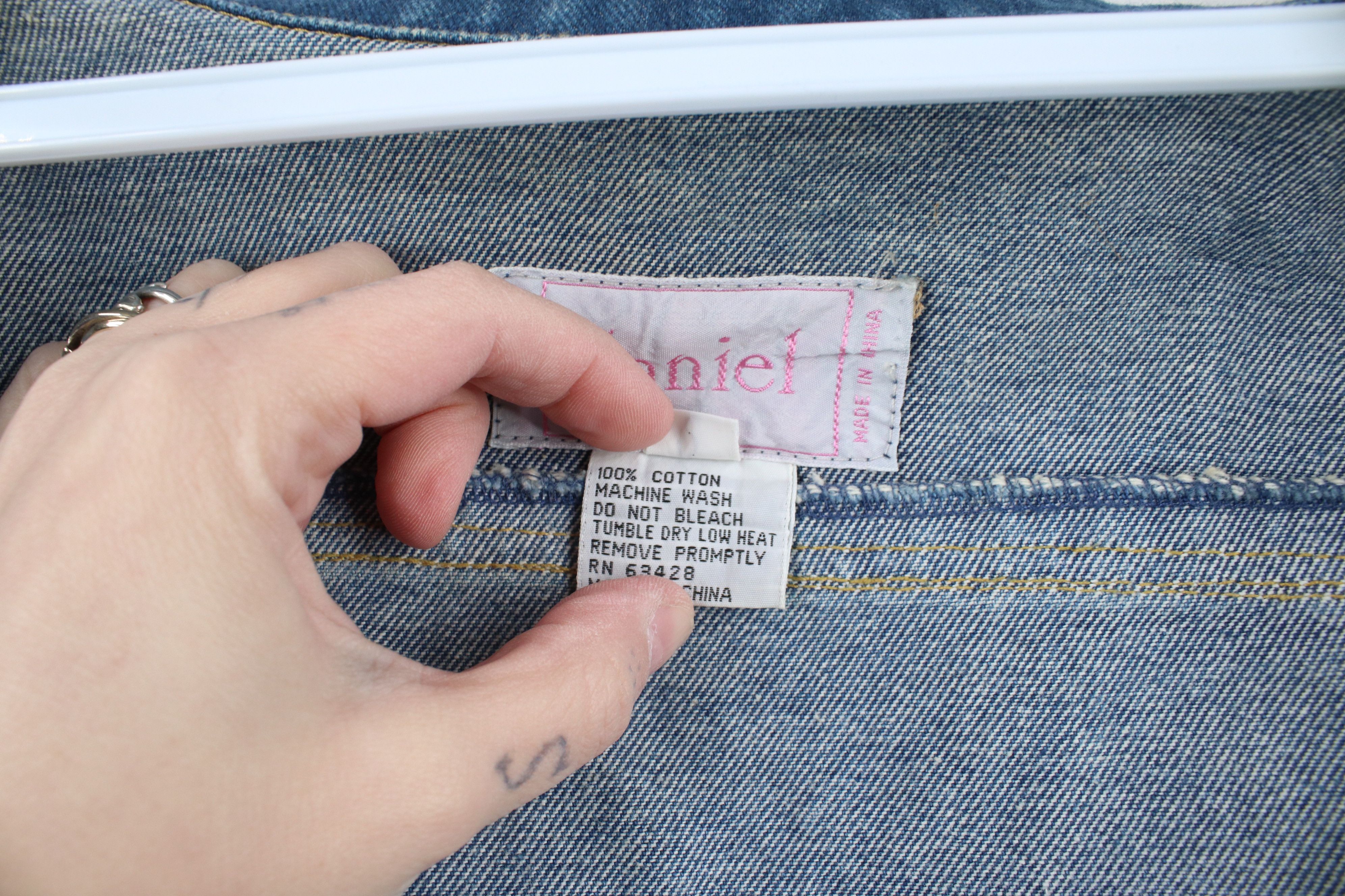 Vintage Deadstock Vintage 90s Streetwear Sleeveless Denim Vest Size L / US 10 / IT 46 - 11 Thumbnail