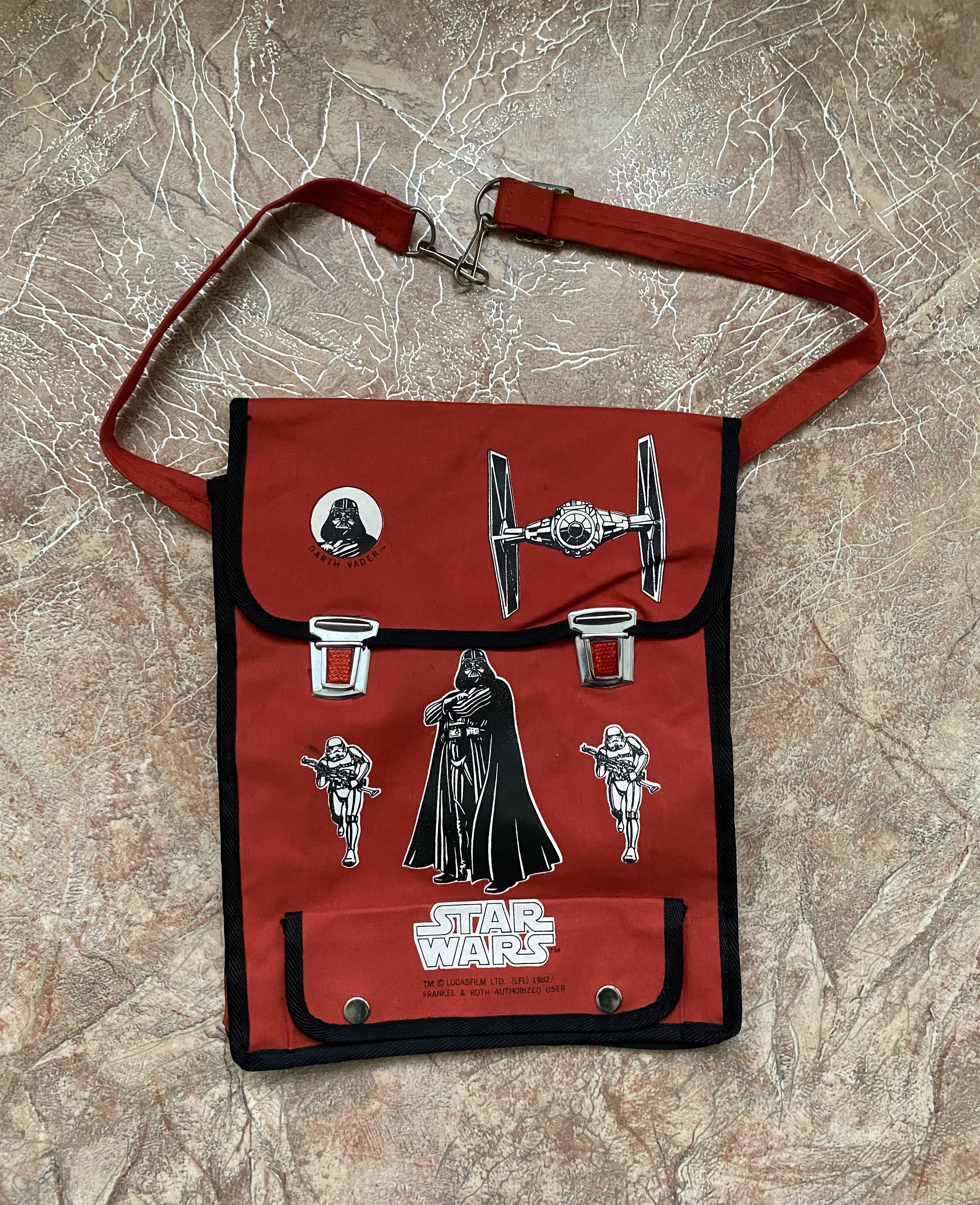 image of Movie x Star Wars Vintage 1982 Star Wars Darth Vader Backpack in Red, Men's