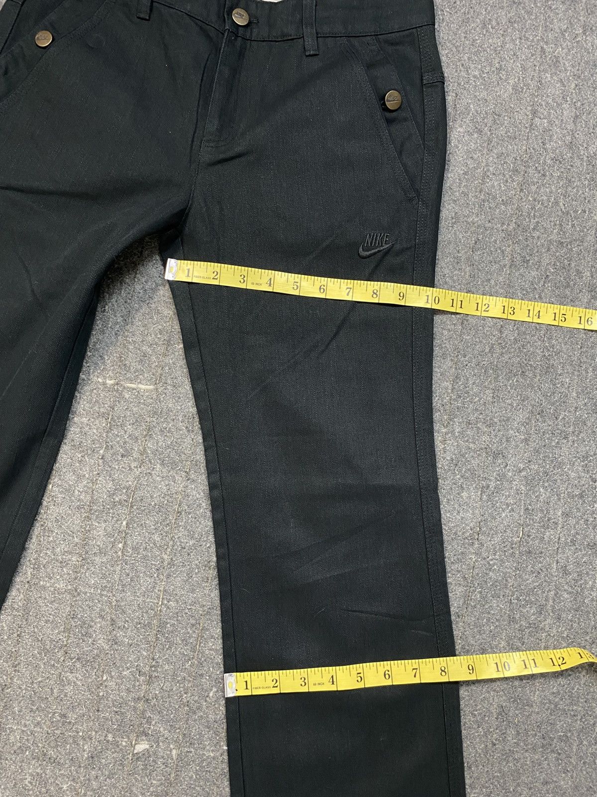 Nike Nike Sportswear Black Denim Jeans Straight Waist Size 31 Size US 31 - 17 Thumbnail