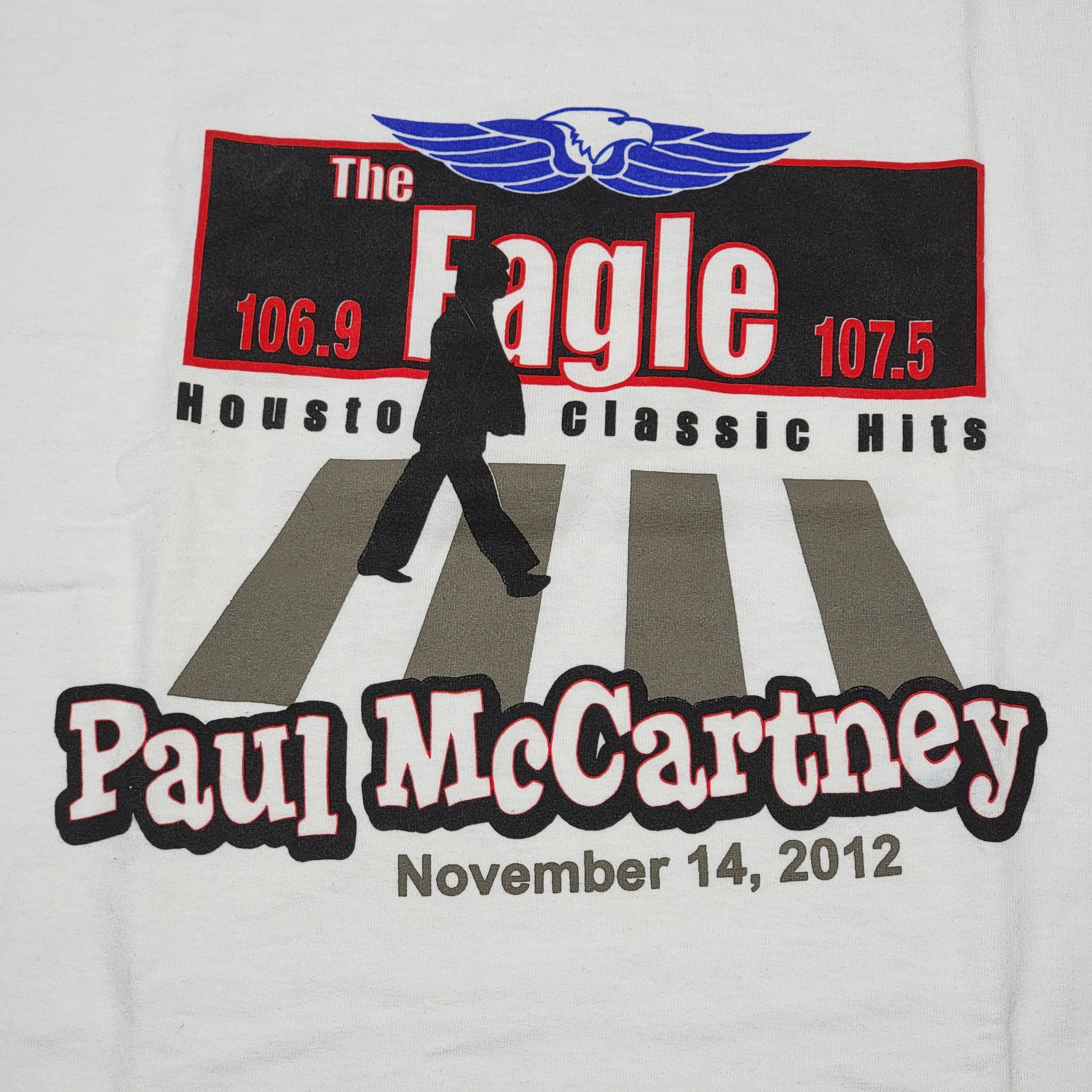 Gildan Houston's Eagle Paul McCartney Promo Nov 2012 SS Tee - XL Size US XL / EU 56 / 4 - 2 Thumbnail