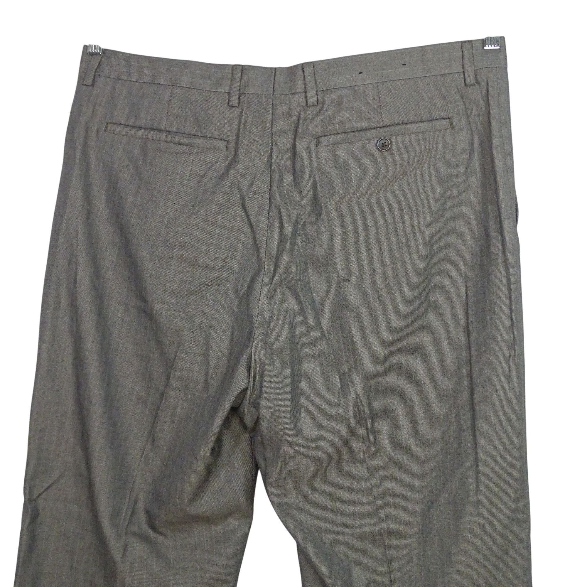 Banana Republic Banana Republic Classic Fit Dress Pants Men Size 38/32 Gray Size US 38 / EU 54 - 4 Thumbnail