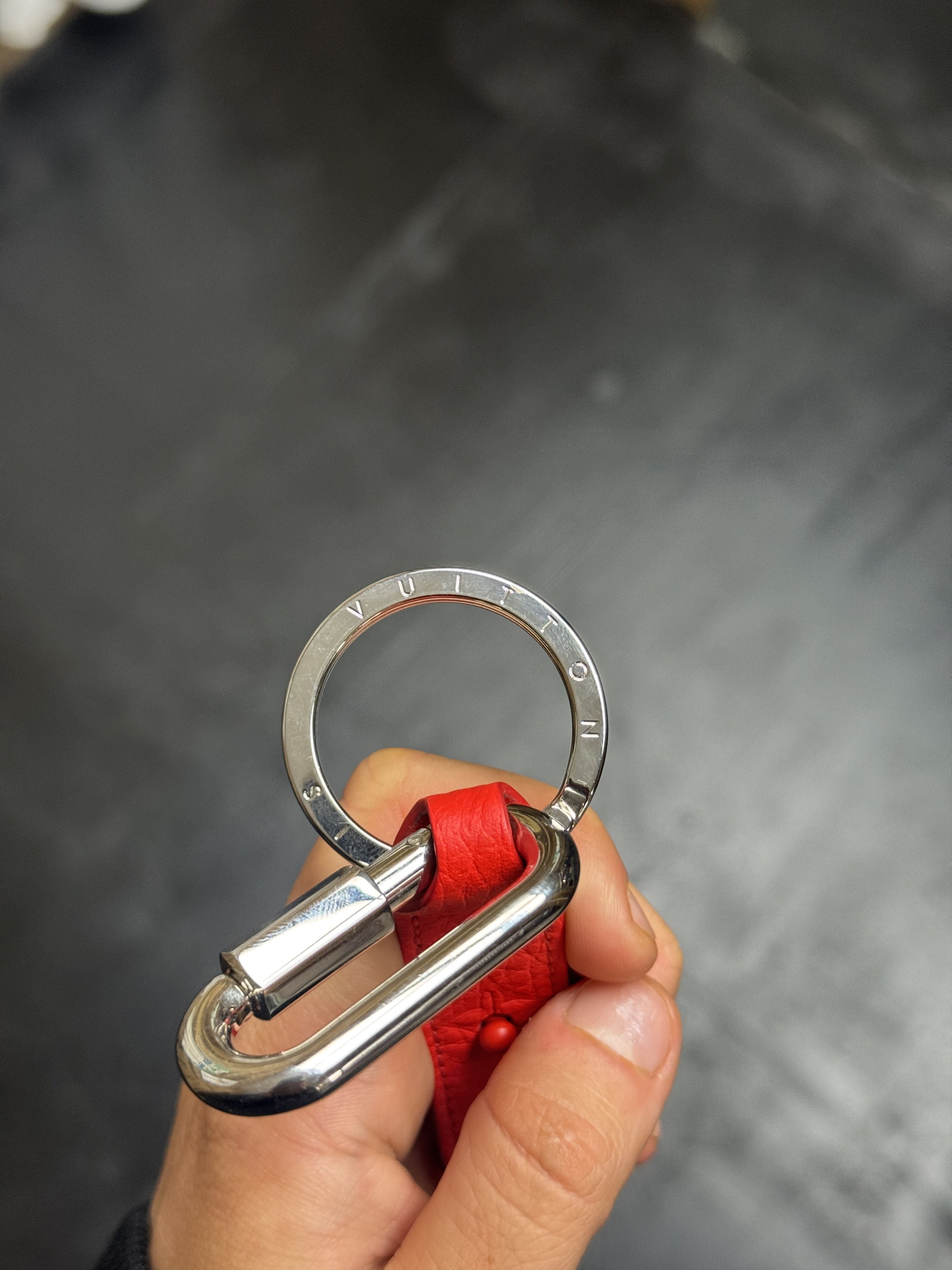 Louis Vuitton Louis Vuitton Mens Red Harness Dragonne Bag Charm Red Size ONE SIZE - 7 Thumbnail