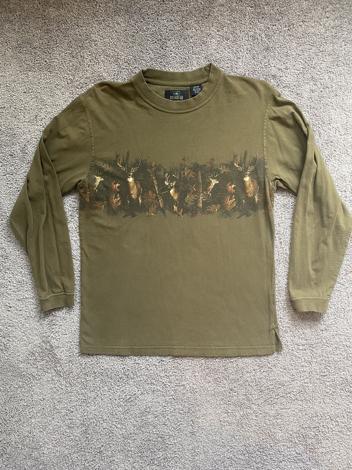 Vintage Vintage All Over Print Deer Tee Shirt Size US M / EU 48-50 / 2 - 1 Thumbnail