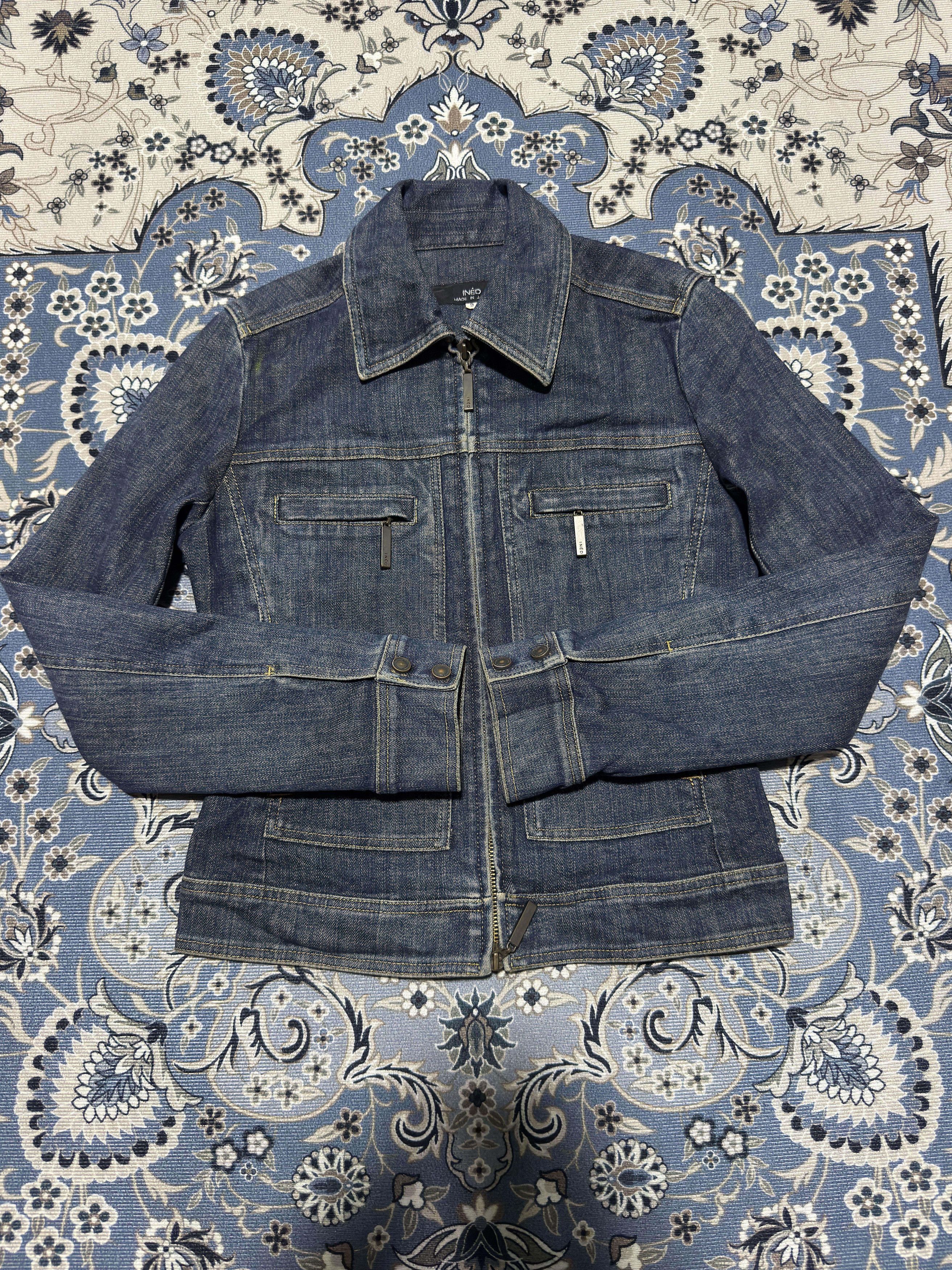 Japanese Brand × Yohji Yamamoto Ined by Yohji Yamamoto Denim Trucker Jacket Size S / US 4 / IT 40 - 2 Thumbnail