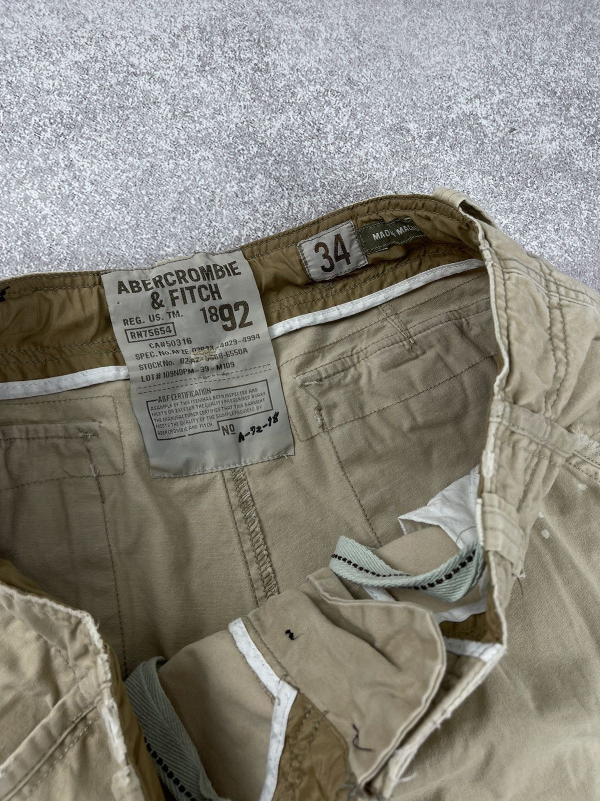 Abercrombie & Fitch × Vintage Vintage Abercombie & Fitch Cargo Shorts Men’s Size 34 Size US 34 / EU 50 - 8 Thumbnail