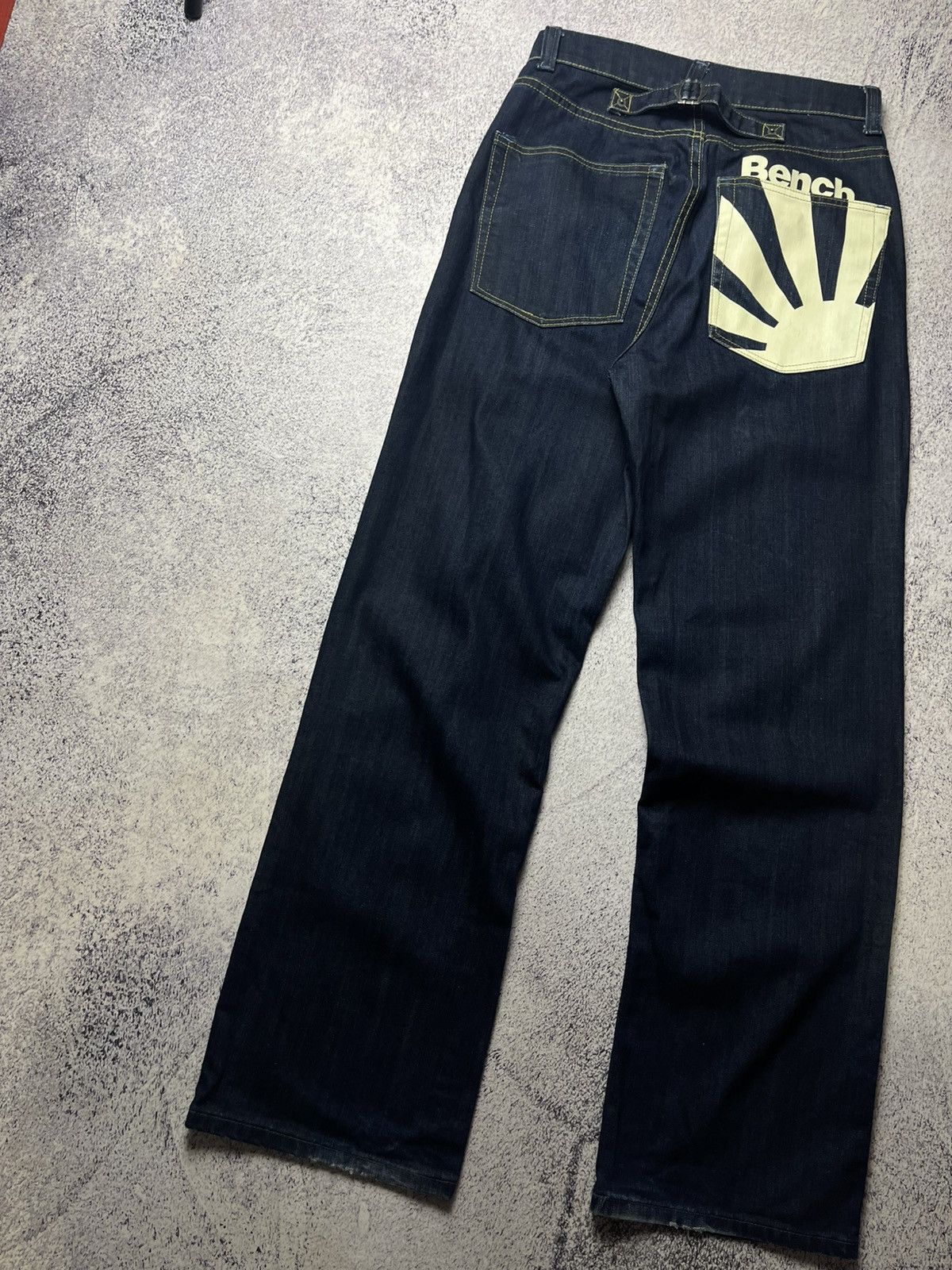 Japanese Brand 00s VINTAGE Avant Garde Japanese Style Baggy Pants Y2K Size US 32 / EU 48 - 2 Thumbnail