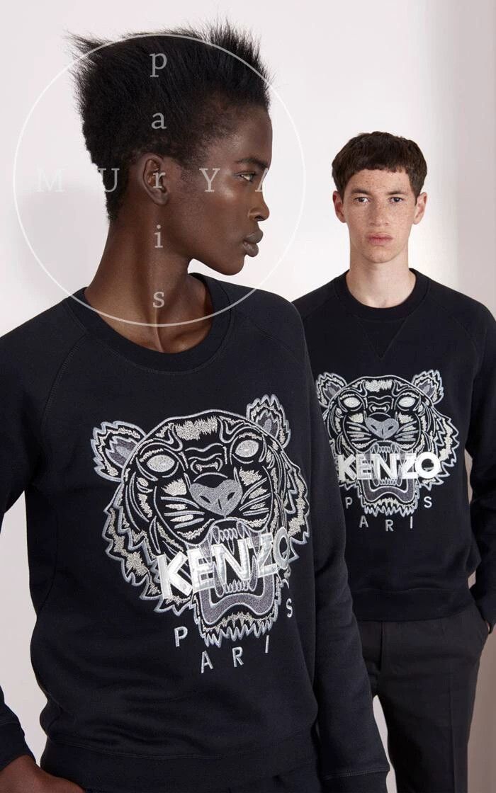 Kenzo KENZO Silver Tiger Head Christmas Limited Edition Size US M / EU 48-50 / 2 - 1 Thumbnail
