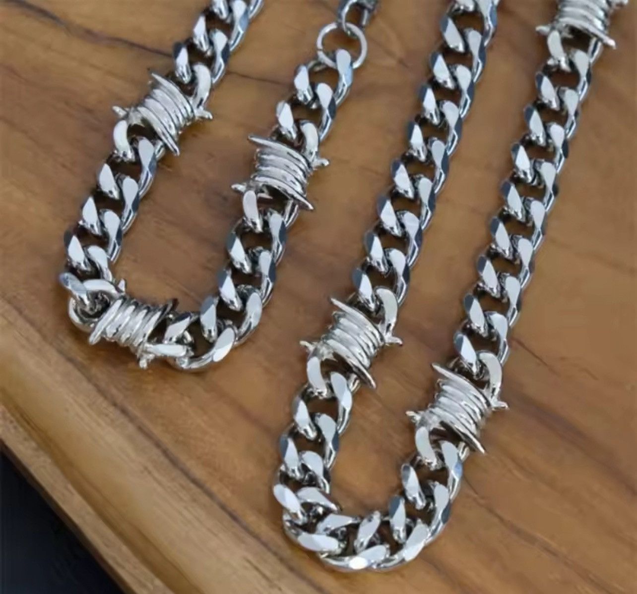 Vintage Round Clasp Cuban Wallet Chain Size ONE SIZE - 2 Thumbnail
