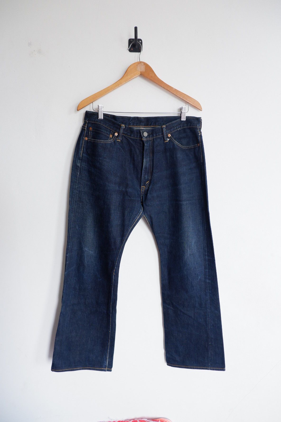 The Flat Head Vintage 2000s The Flat Head Boot Cut Jeans Non Selvedge Size US 32 / EU 48 - 2 Thumbnail
